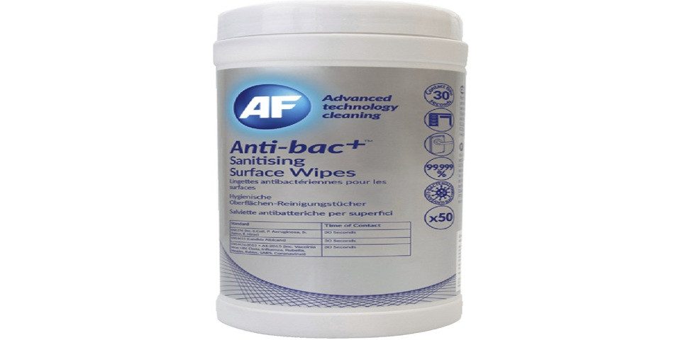 AF Anti-bac+ Oberflächen-Reinigungstücher Sanitising Surface Wipes Reinigungstuch