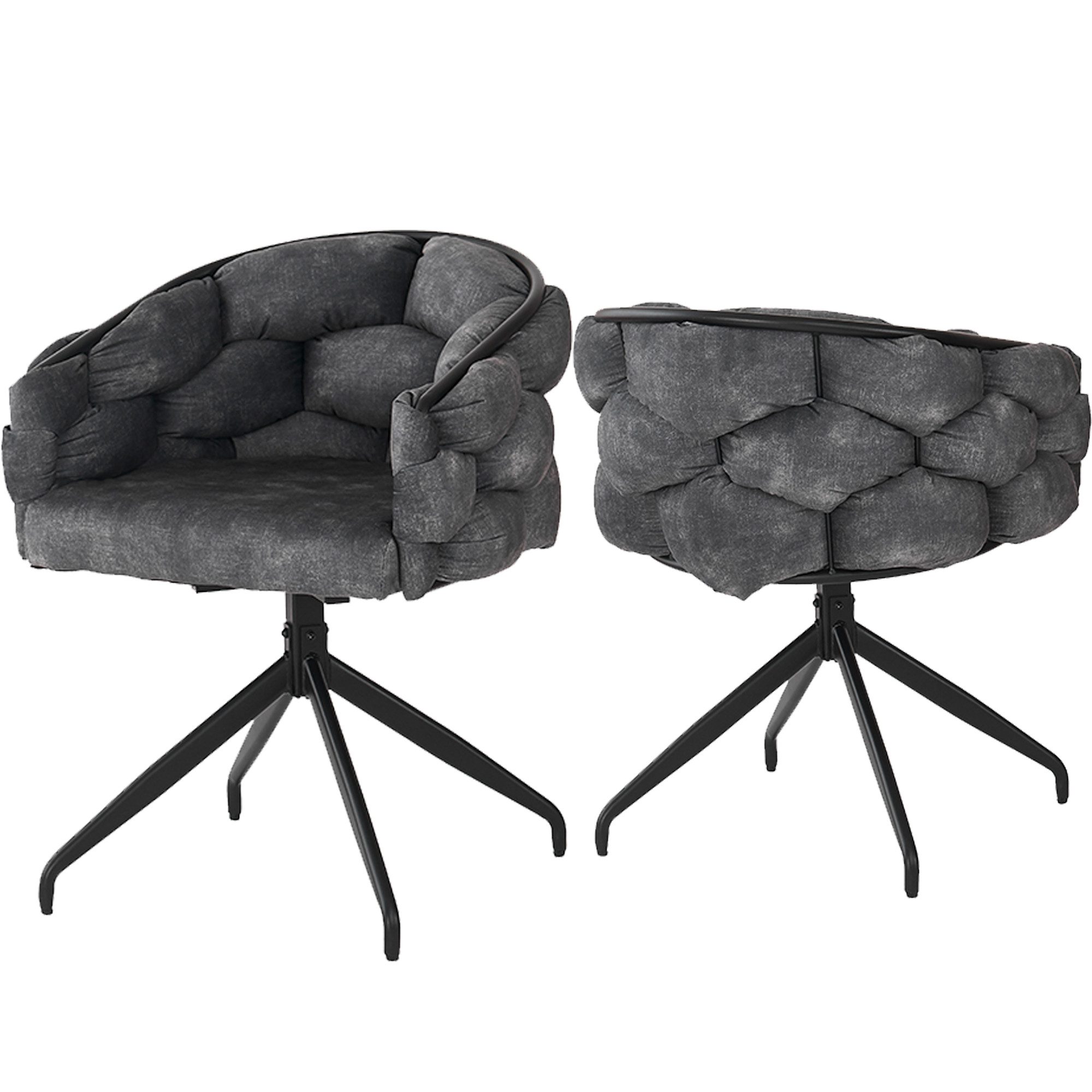 Flieks Esszimmerstuhl 360° drehbar (Set, 2 günstig online kaufen