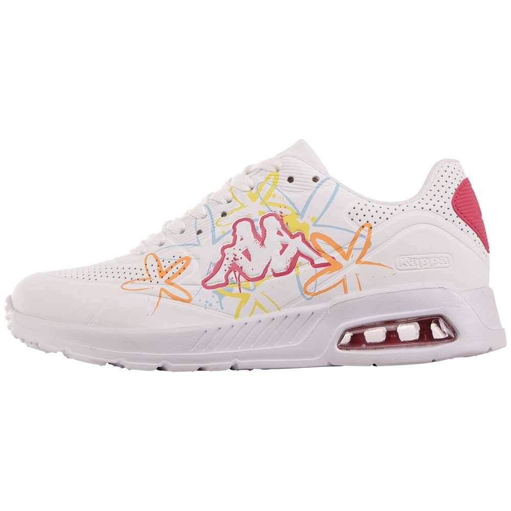 Kappa Sneaker - mit farbenfrohem Print white-multi