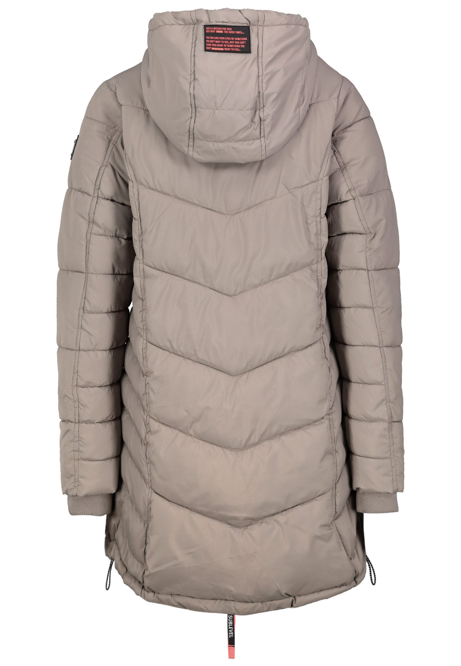 SUBLEVEL Wintermantel Steppmantel tailliert warm wattiert günstig online kaufen
