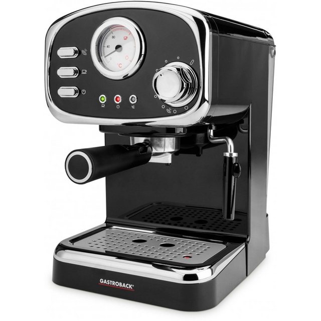 Gastroback Espressomaschine 42615 Design – Espressomaschine – Schwarz