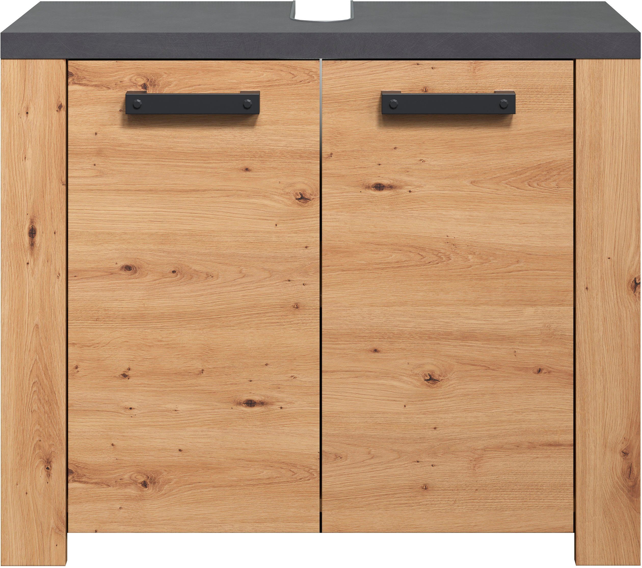 welltime Waschbeckenunterschrank Ambres Waschbeckenunterschrank mit 2 Türen günstig online kaufen