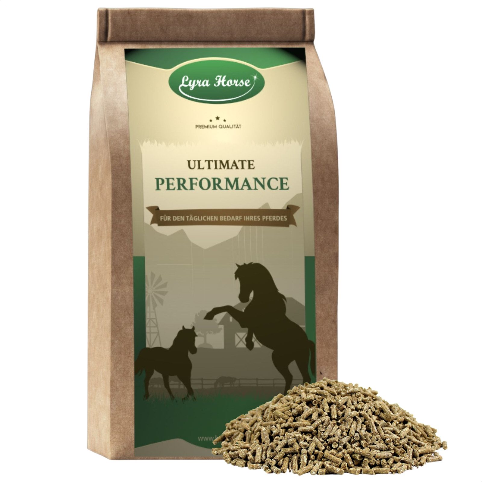 Lyra Pet 10 kg Lyra Horse® Multivital Mineralfutter Klassik Leinkuchenmehl, Pferdefutter für: Pferd