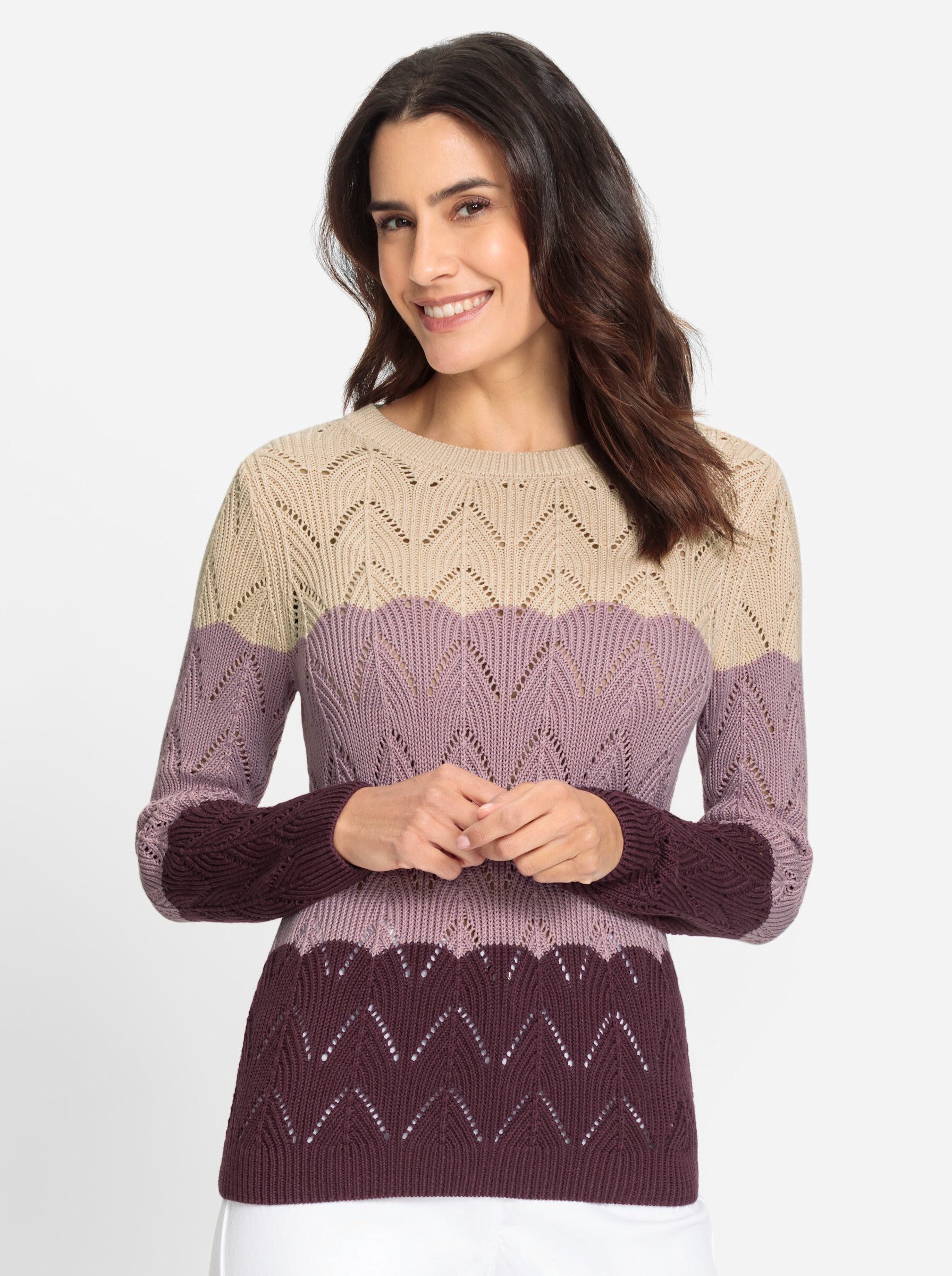 Strickpullover Ajourpullover
