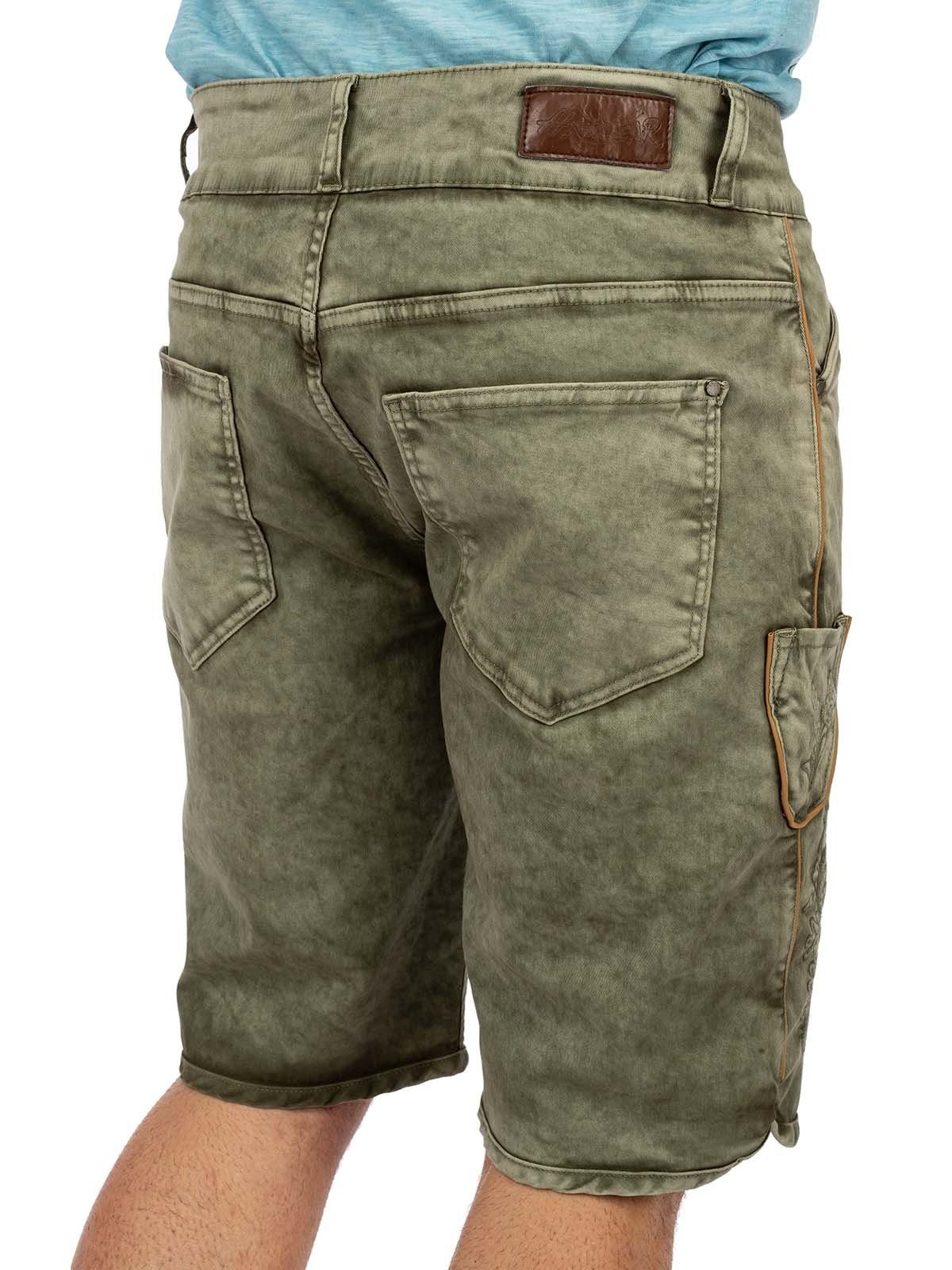 Hangowear HECTOR Trachtenjeans Short army Trachtenhose