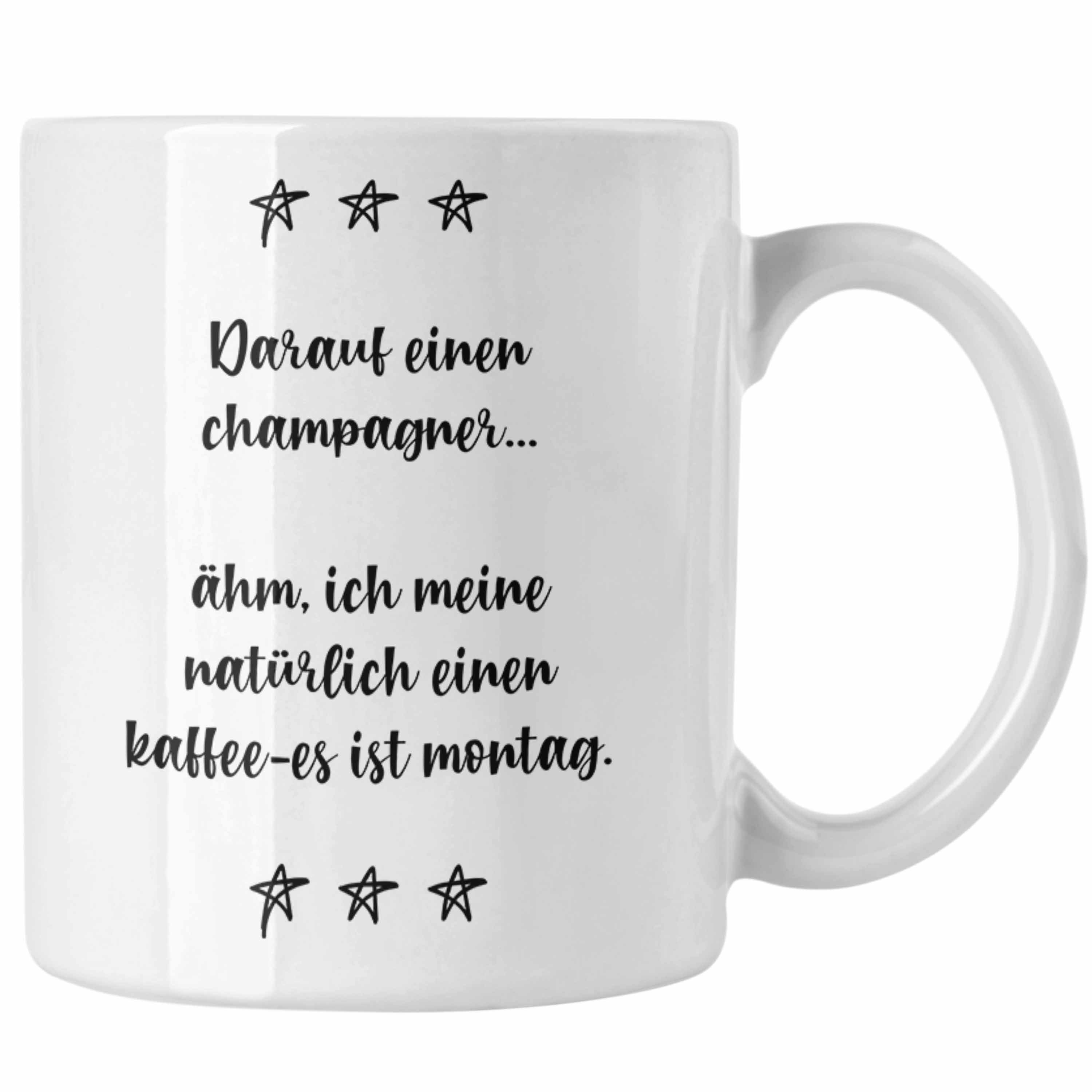 Trendation Tasse Trendation - Lustige Tassen für Frauen mit Spruch Kaffee Tassen Becher Büro Arbeit Weiss