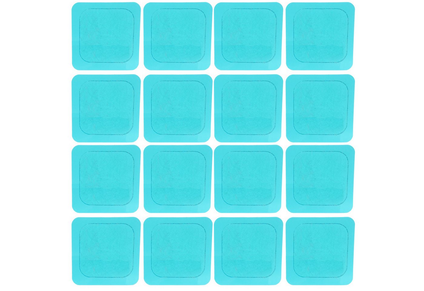 Axion Elektrodenpads - passend für Beurer EM50 - EM59 - EM89 - selbsthaftende Hydrogel Pads, 16 St.,reines Hydrogel für TENS EMS