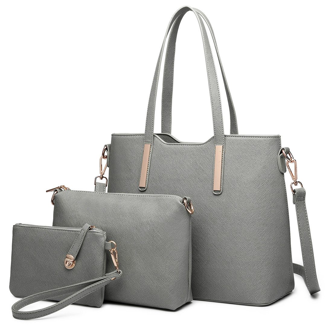 Miss Lulu Henkeltasche Miss Lulu Handtasche Damen Henkeltasche Top Griff Tasche