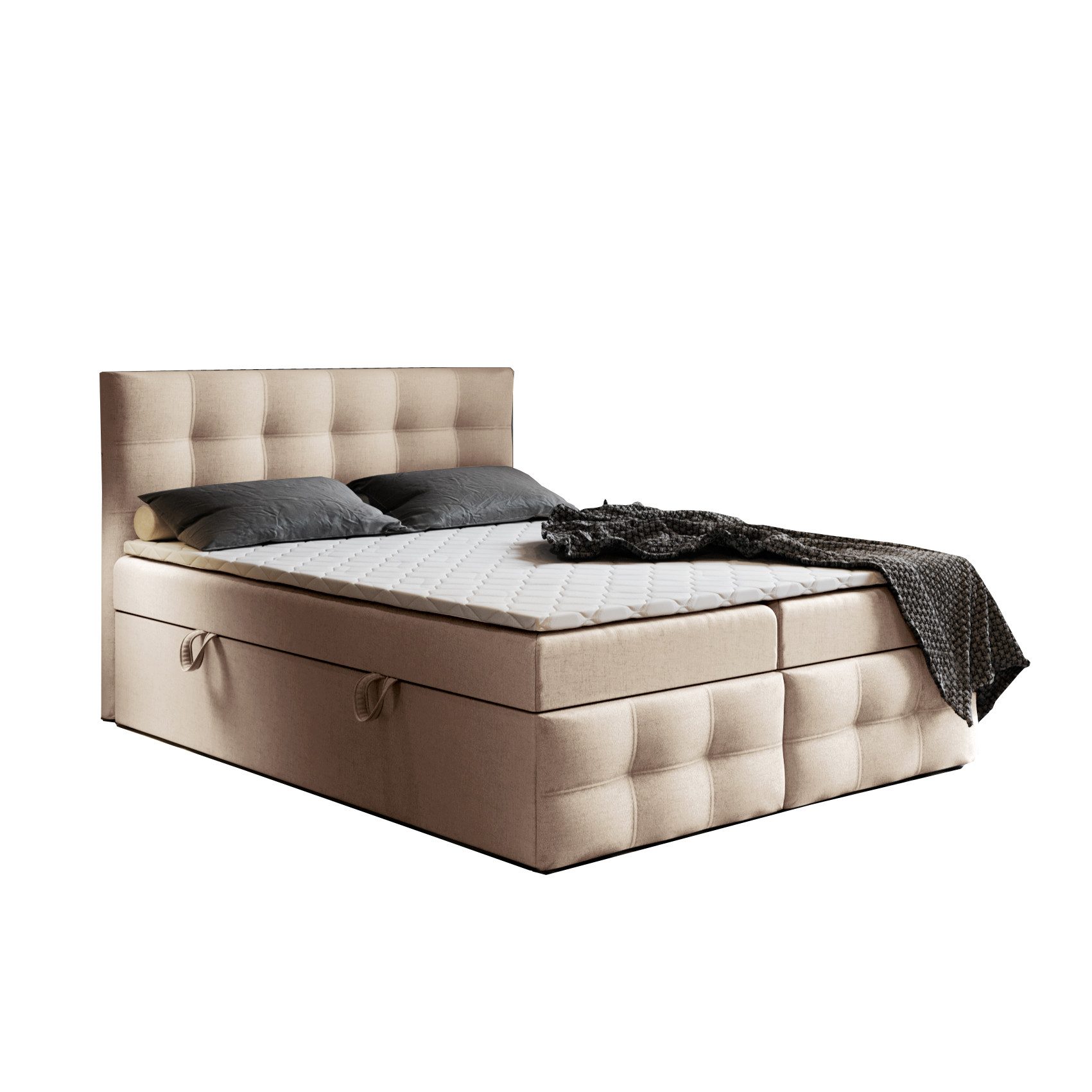 Godre Boxspringbett mit Bettkasten Ewora 3 günstig online kaufen