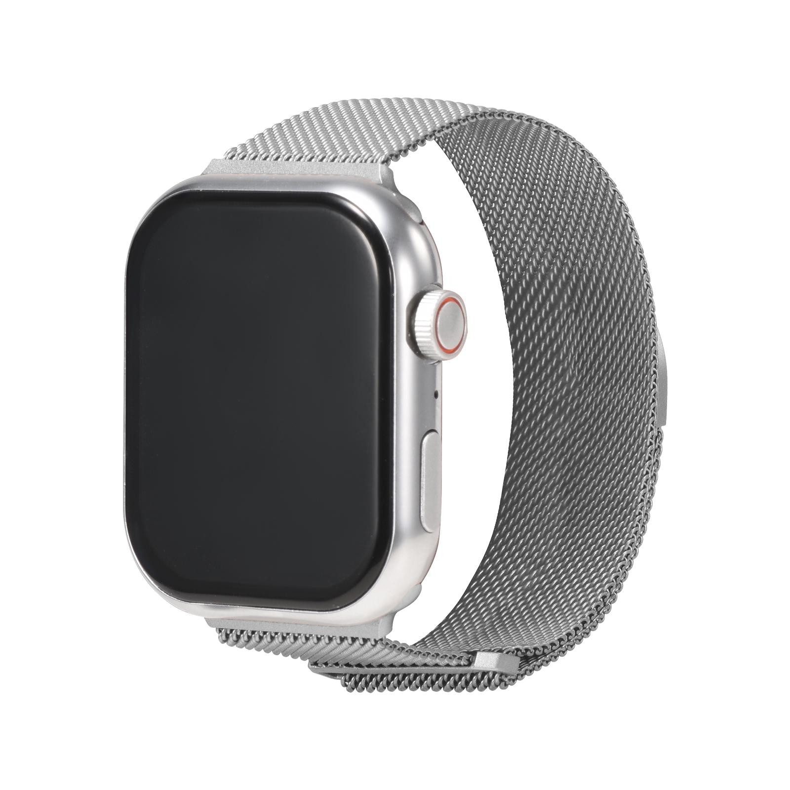 CoolGadget Smartwatch-Armband Fitnessarmband aus Edelstahl iWatch, für Apple Watch 1 - 6 7 8 9 10 11 SE 1 2 3 Ultra 1 2 3 42 44 45 49 mm