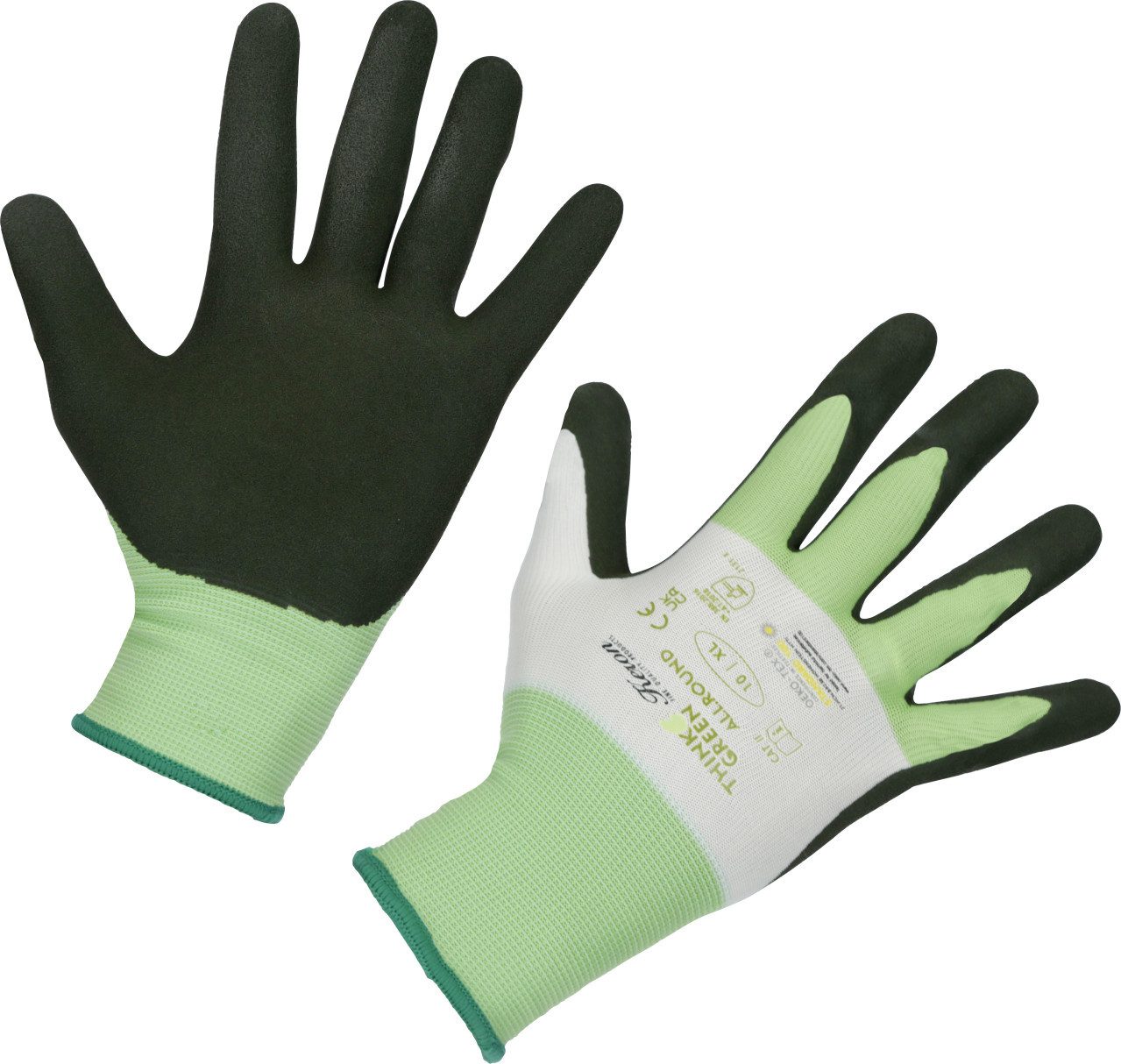Freund Victoria Arbeitshandschuhe Freund Handschuh Allround grün-schwarz-weiß