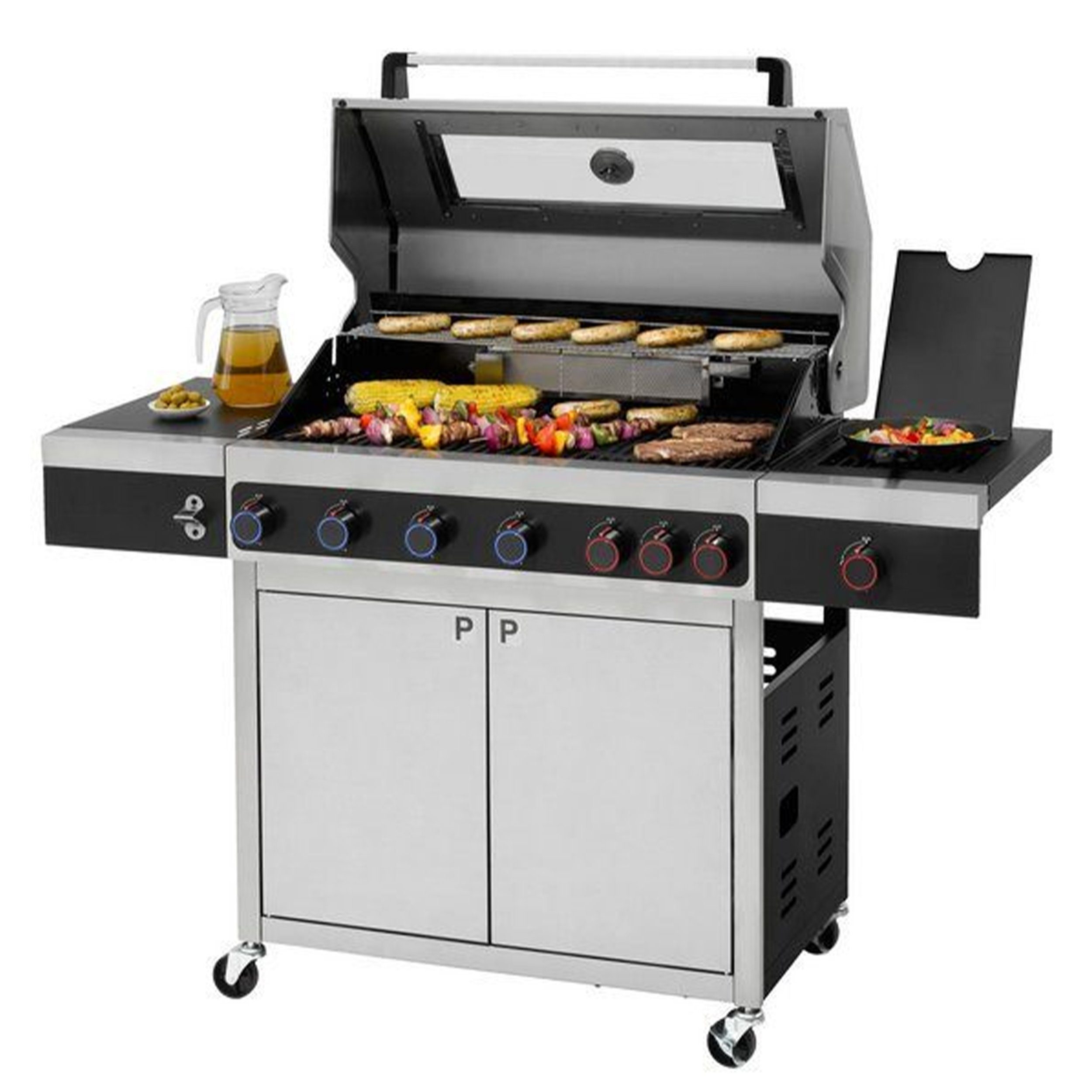 Tepro Gasgrill Edelstahl Keansburg 6 Special Edition, 6-Brenner inkl.  Powerzone