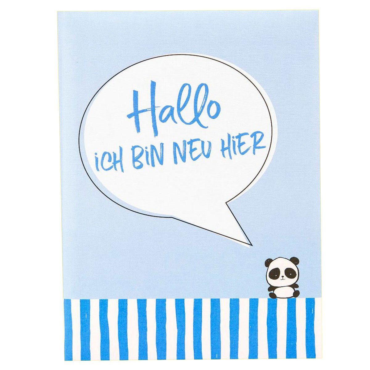 Goldbuch Fotoalbum Babytagebuch hellblau "Ich bin neu hier"