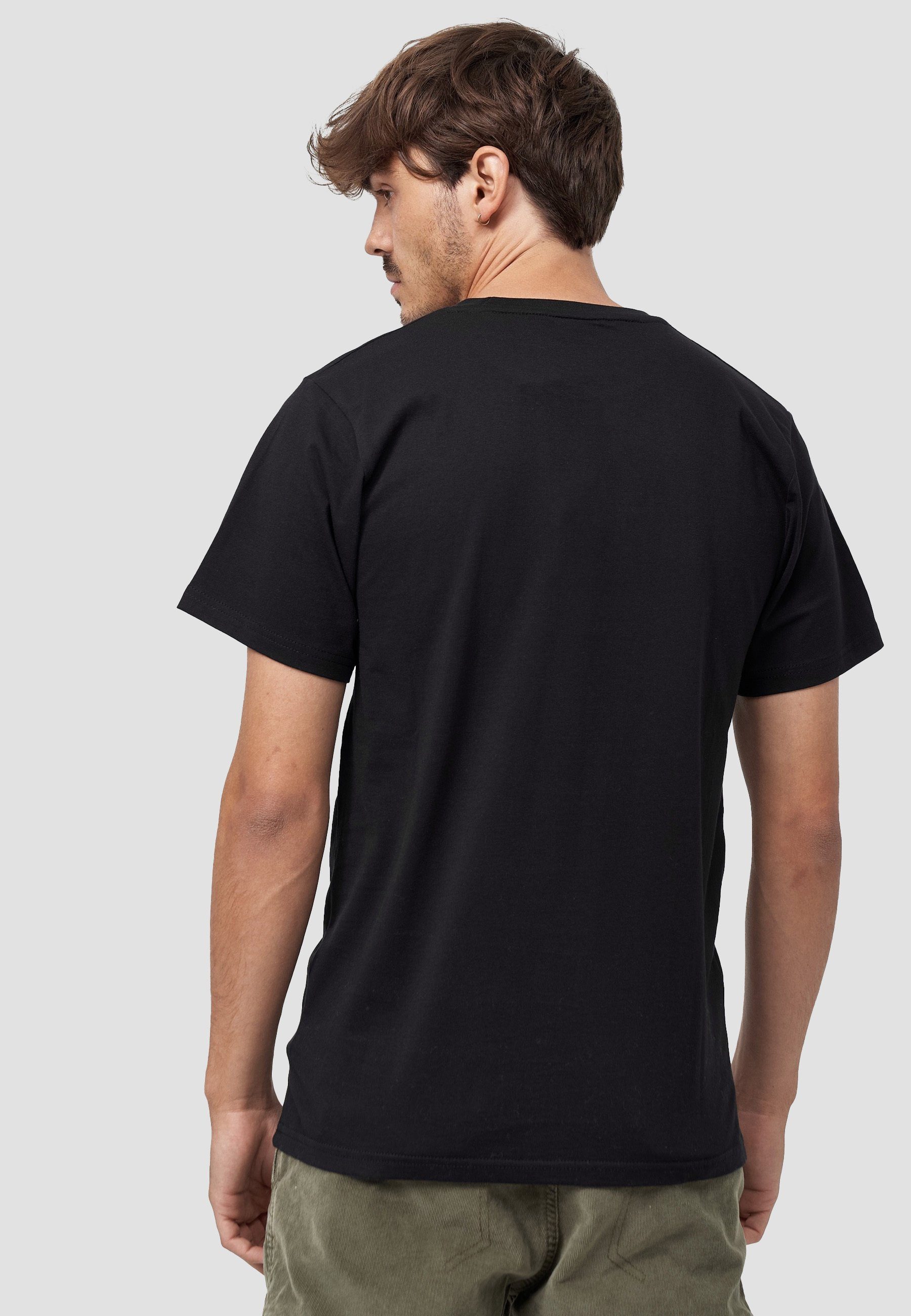 MIKON T-Shirt Sense GOTS zertifizierte Bio-Baumwolle Schwarz