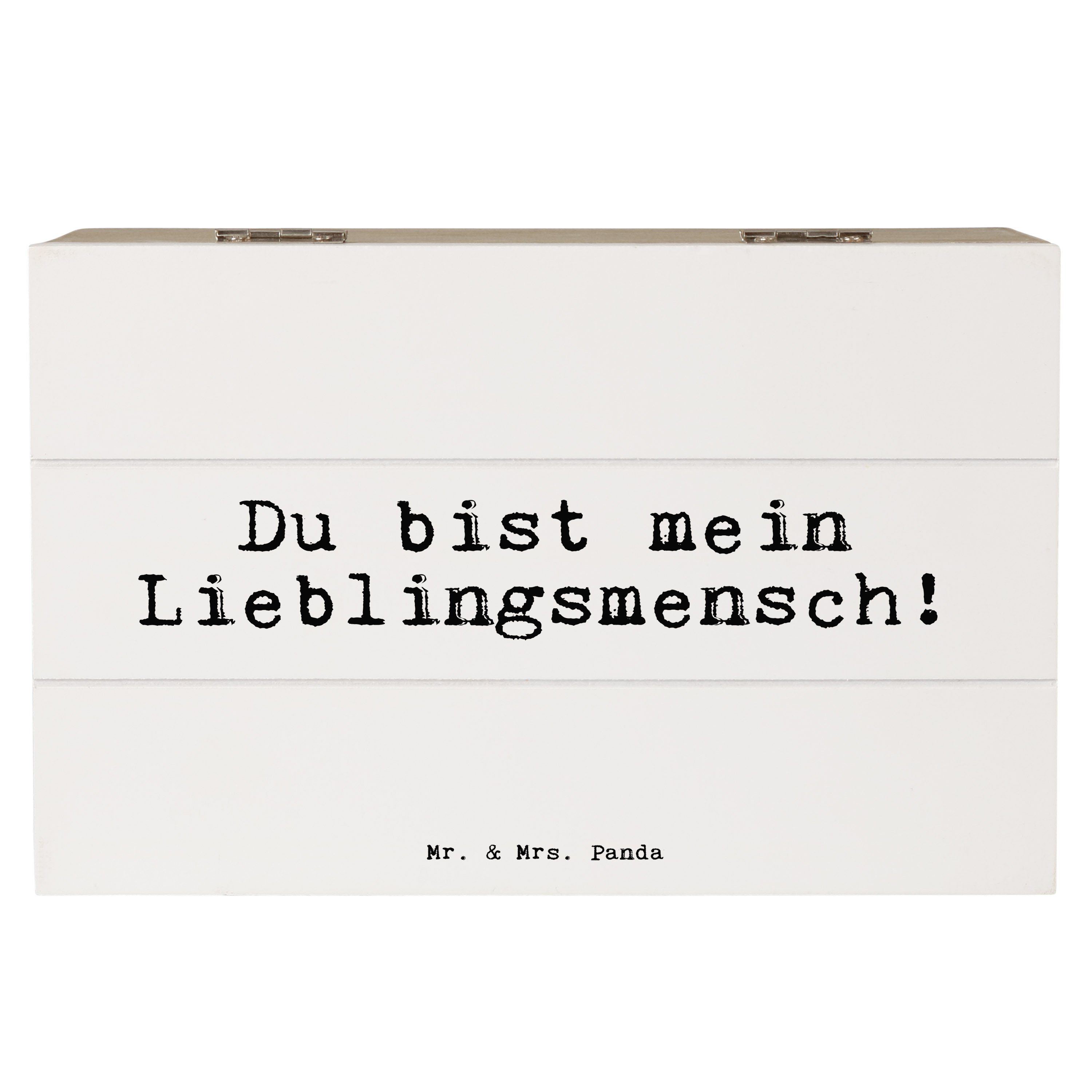 Mr. & Mrs. Panda Dekokiste »Du bist mein Lieblingsmensch! Weiß