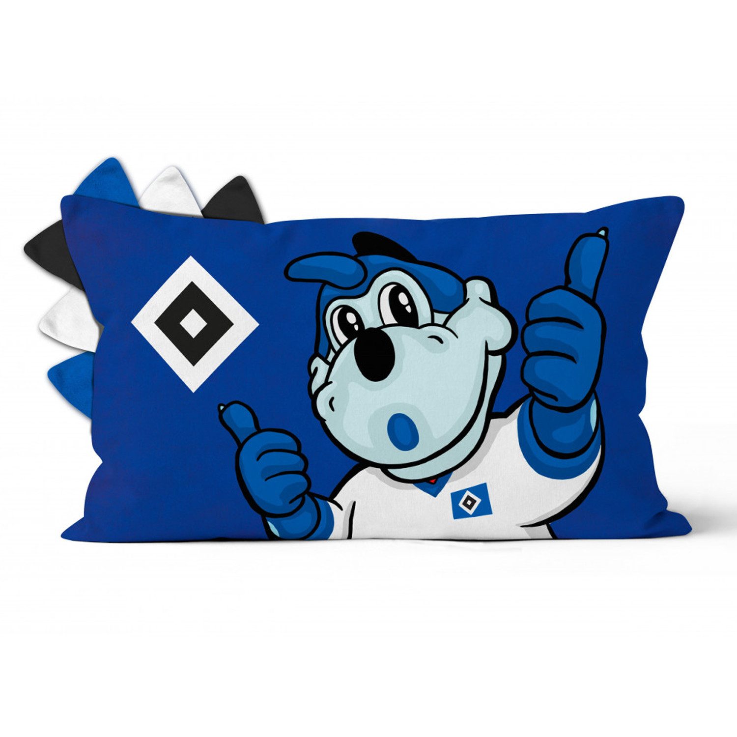 Hamburger SV Dekokissen HSV Nickikissen Hermann 45x26cm