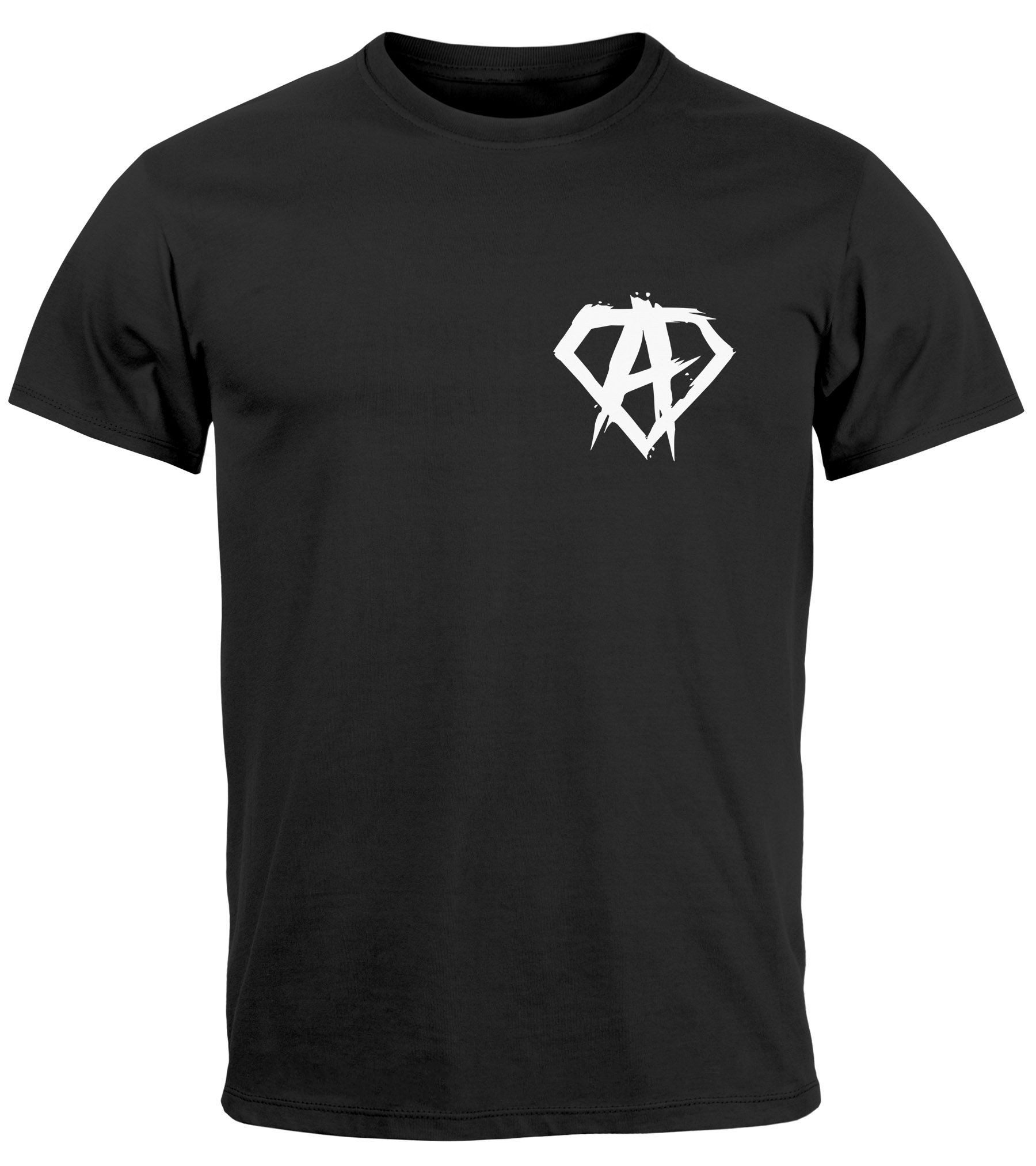 Neverless Print-Shirt Herren T-Shirt Print Aufdruck günstig online kaufen