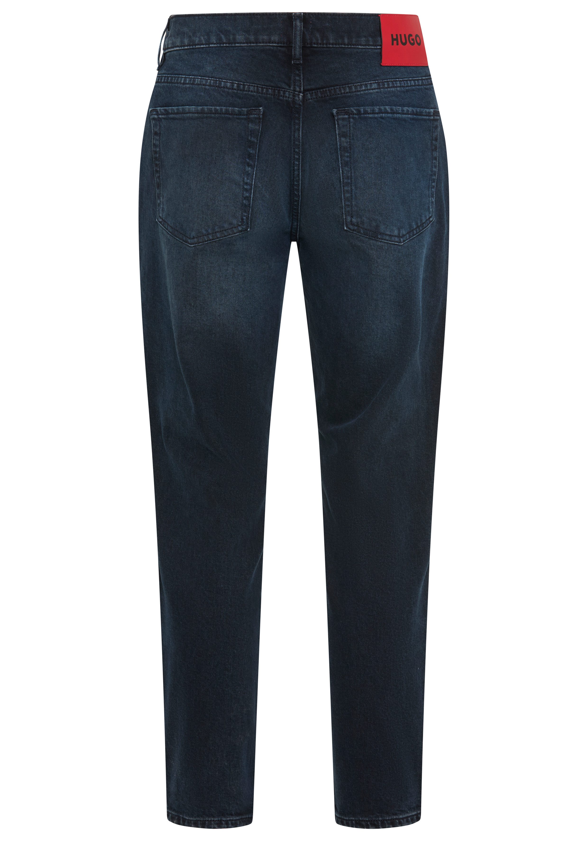 HUGO Tapered-fit-Jeans HUGO 634 aus Stretch-Denim, mit Knopfleiste – Bild 2 von 2