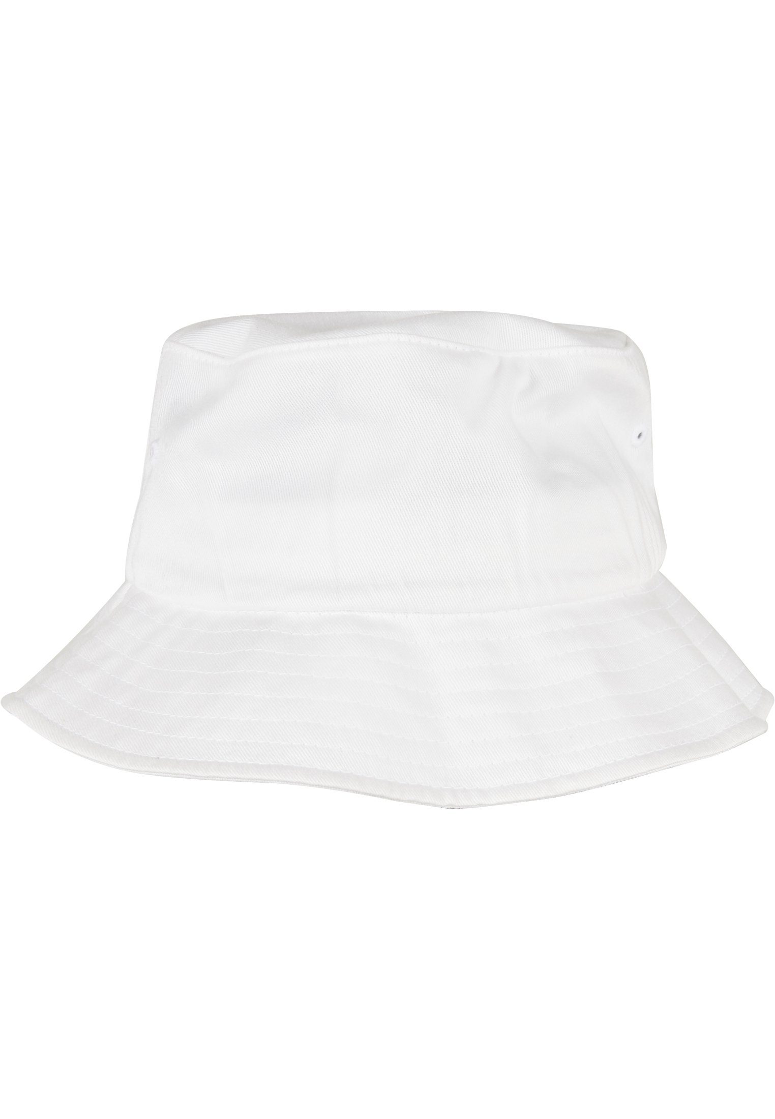 Organic Cotton Flex Cap Hat Bucket Flexfit white Accessoires