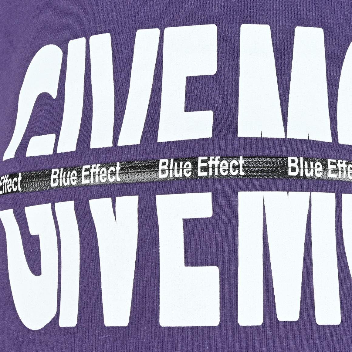 BLUE EFFECT Sweatshirt aubergine Sweatshirt Top Blue Doppelshirt (2-tlg) Boxy Effect Mädchen