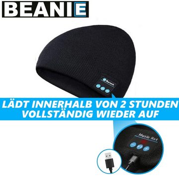 MAVURA Beanie BEANIE Wireless Bluetooth Beanie Mütze Headset Stereo Kopfhörer Freisprech waschbar