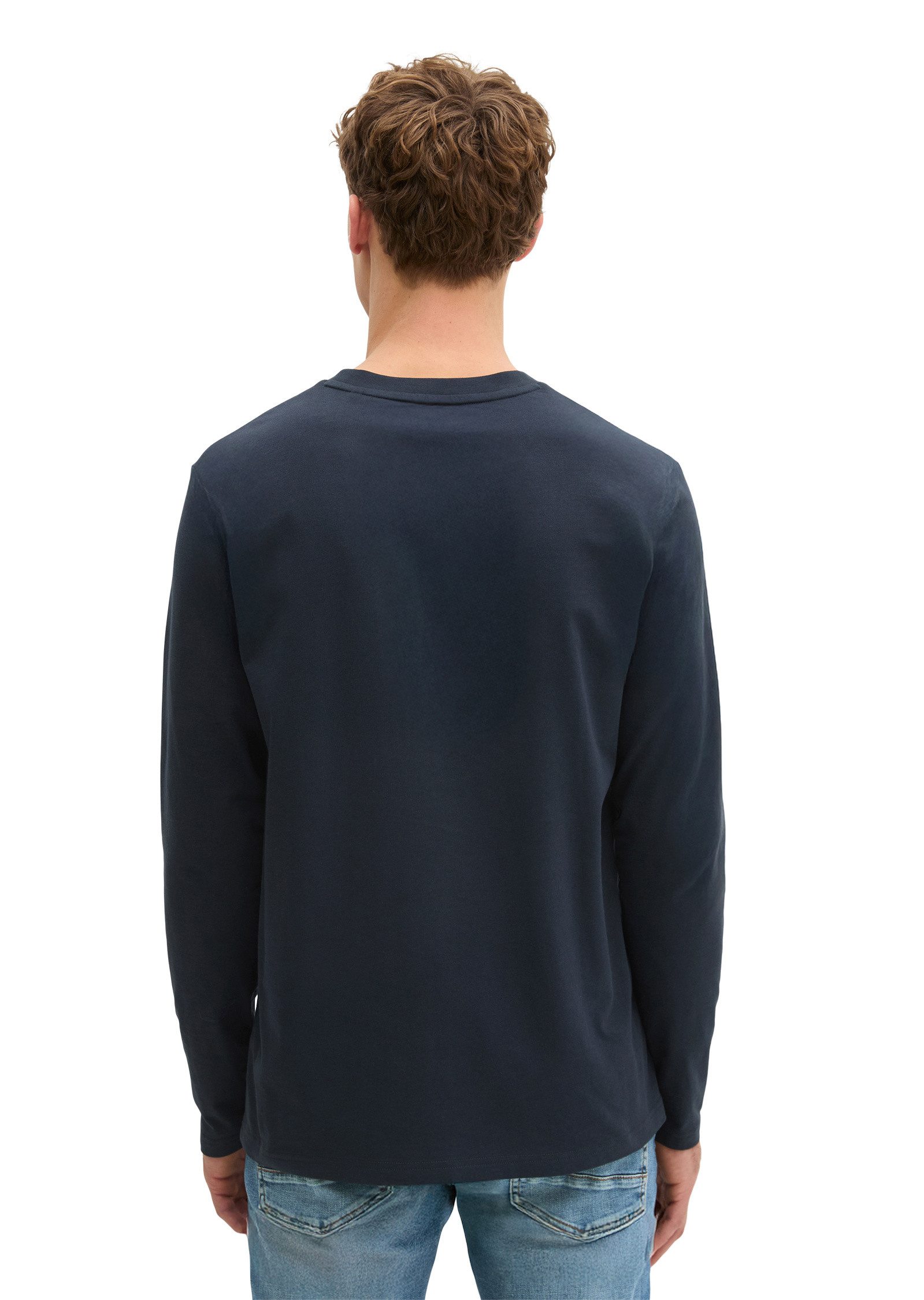 Marc O'Polo Langarmshirt aus reiner Bio-Baumwolle