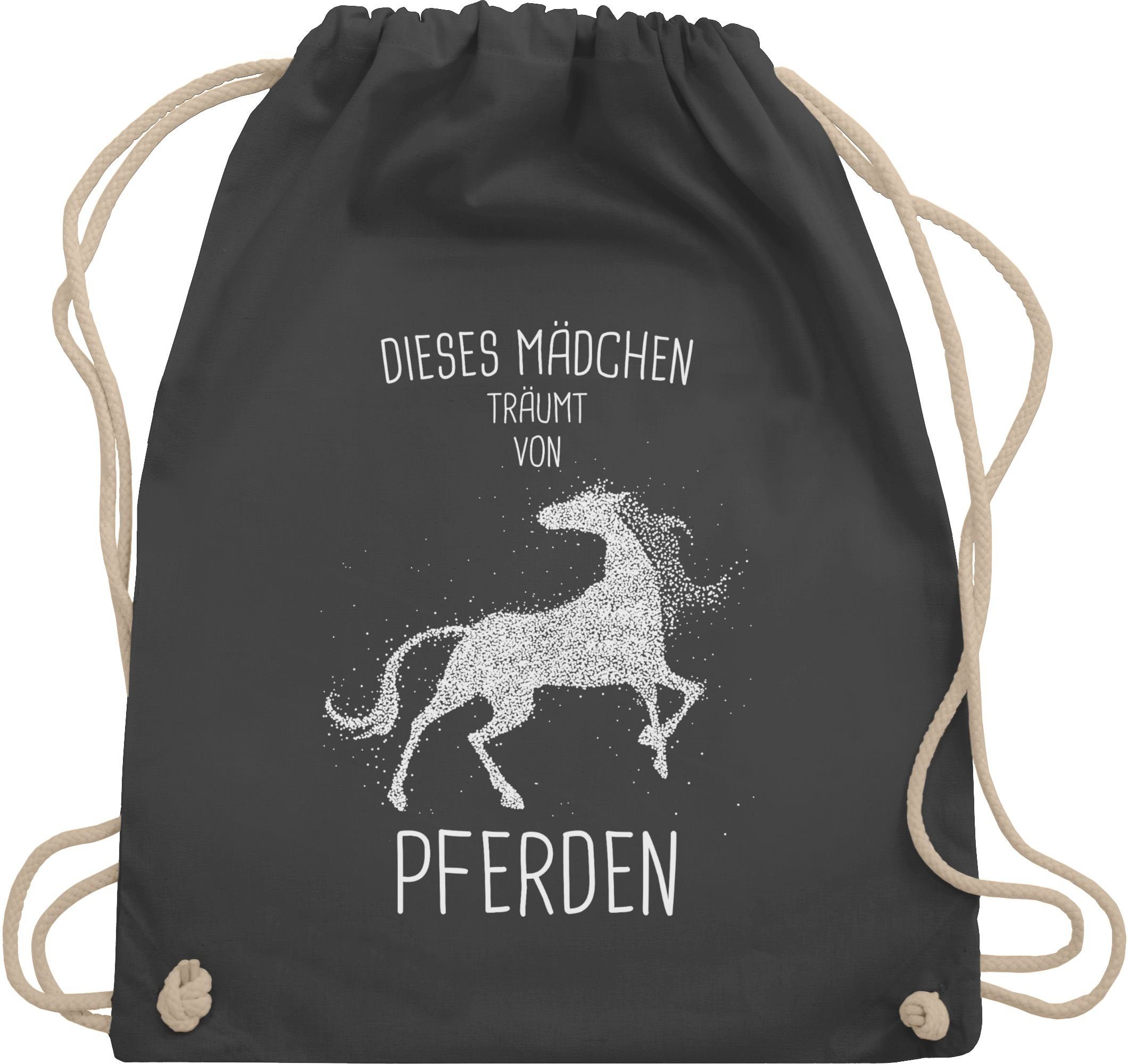 Turnbeutel Dieses Mädchen träumt von Pferden