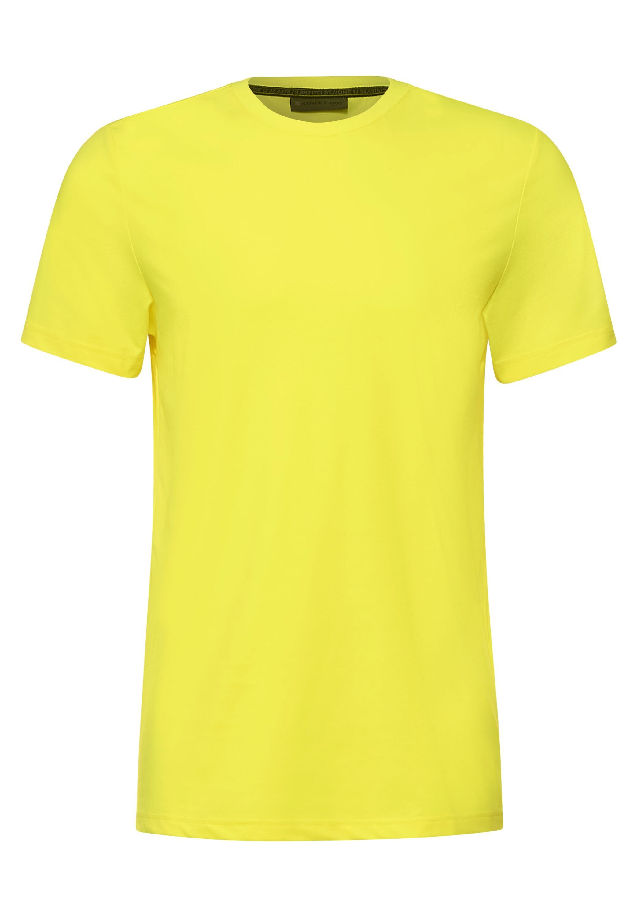 STREET ONE MEN T-Shirt lemon yellow