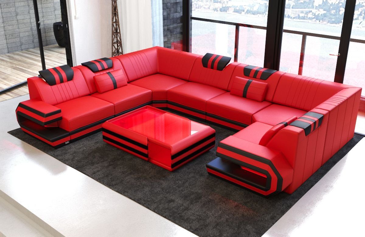 Sofa Dreams Wohnlandschaft Sofa Ledercouch Leder günstig online kaufen