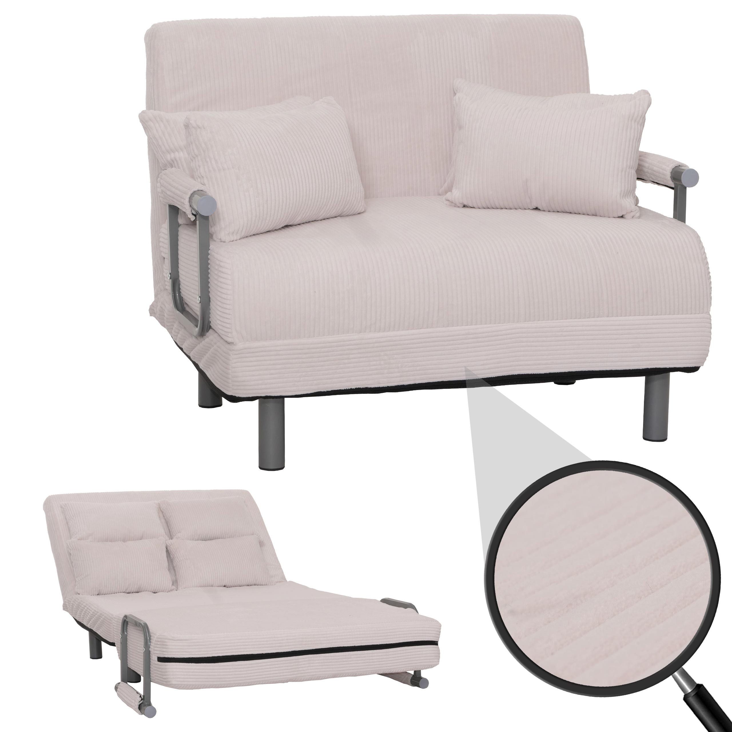 MCW Sessel MCW-K29-Co, 2 Sitzplätze, mit Reißverschluss, Hohe Stoffqualität (330g/m)