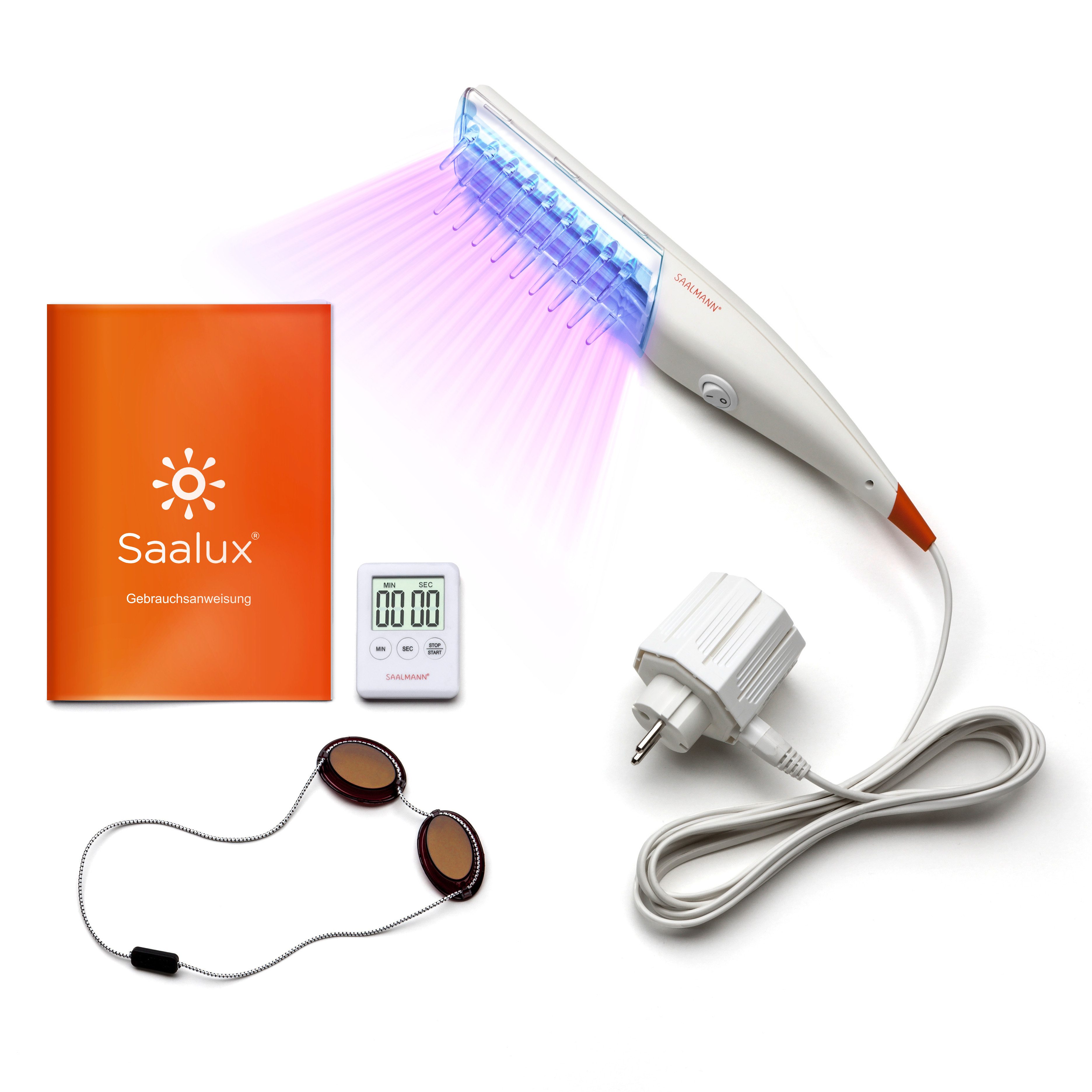 Saalux Lichttherapiegerät UV-B Lichtkamm (311 nm) - gegen Psoriasis und Vitiligo, 1-tlg.