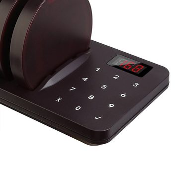 Retekess Funkgerät TD162 Pager System, Anti-Fall Design, 20H Standby, für Kaffeehaus, Bar, (Pager Rufsystem, 10 Pagers), 400M Restaurant Pager, 4 Anrufmodi 250s Dauer, Touchscreen, Rufsystem