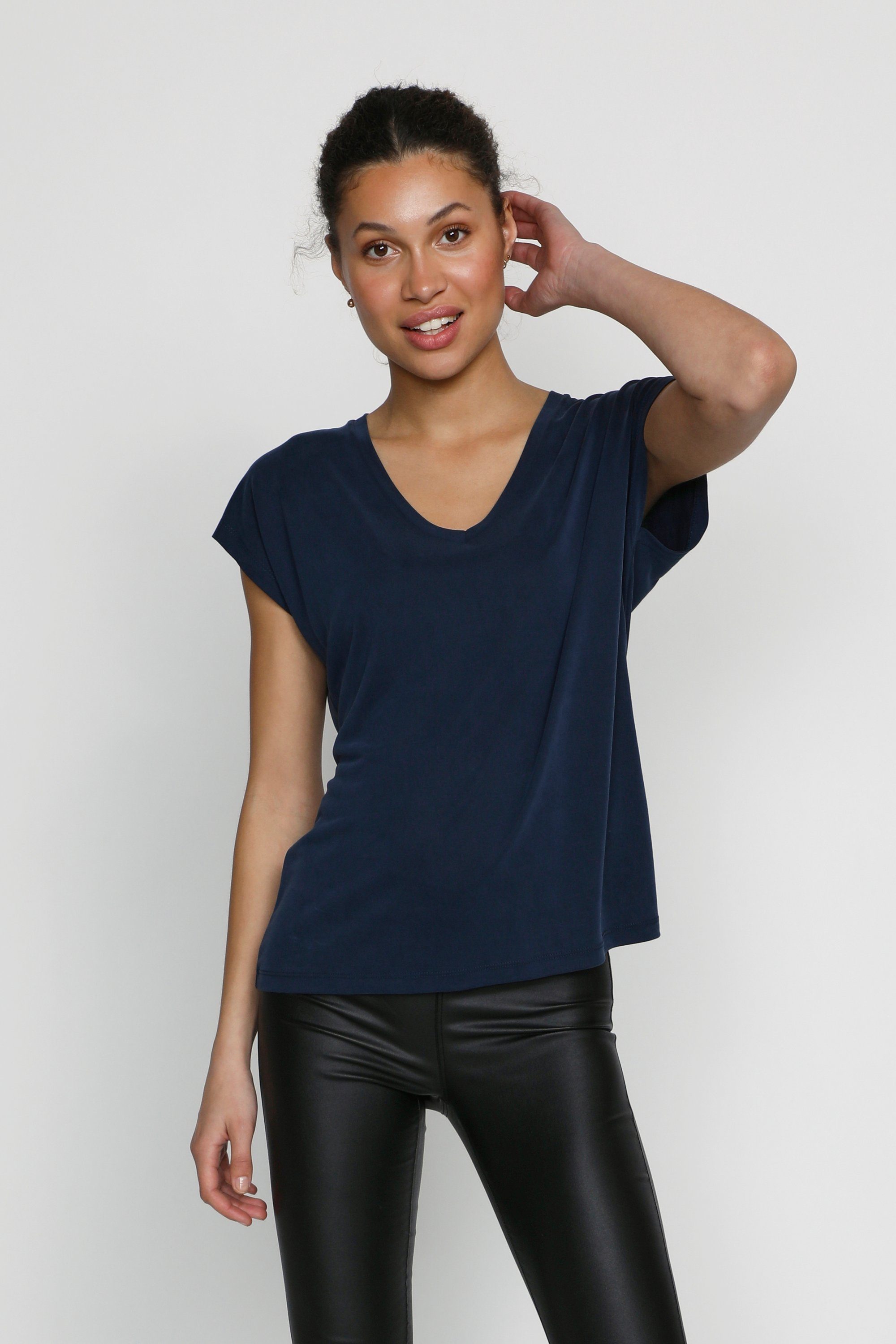 KAFFE T-Shirt T-Shirt kurzarm KAlise
