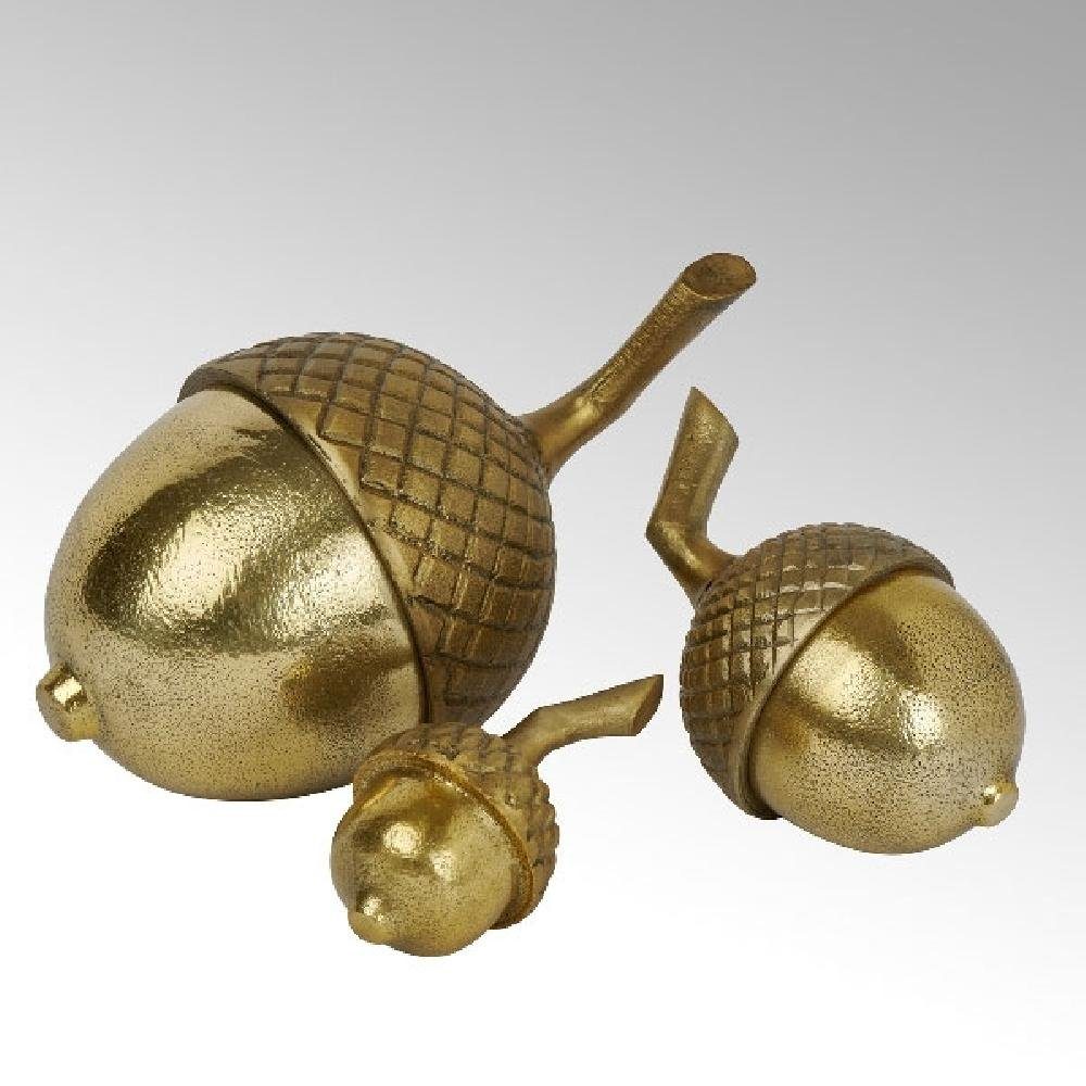 Lambert Weihnachtsbaumkugel Eichel (9,5cm) Nocciola Dekorationsobjekt Gold