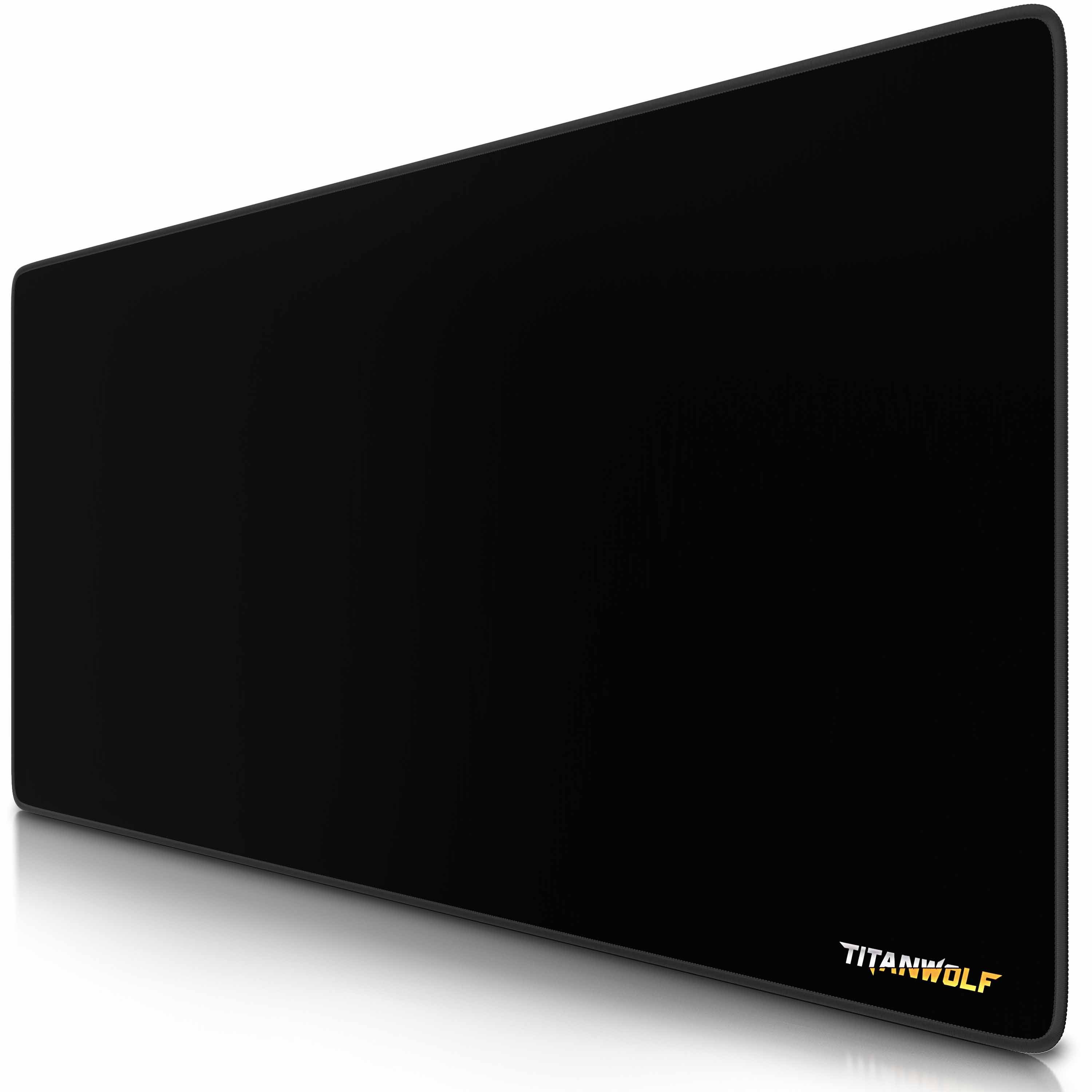Titanwolf Gaming Mauspad XXL Speed Mousepad 900 x 400 x 3 mm, große Tischunterlage (1-St), rutschfest, abwaschbar, Geschwindigkeit & Präzision, Alpha Wrist