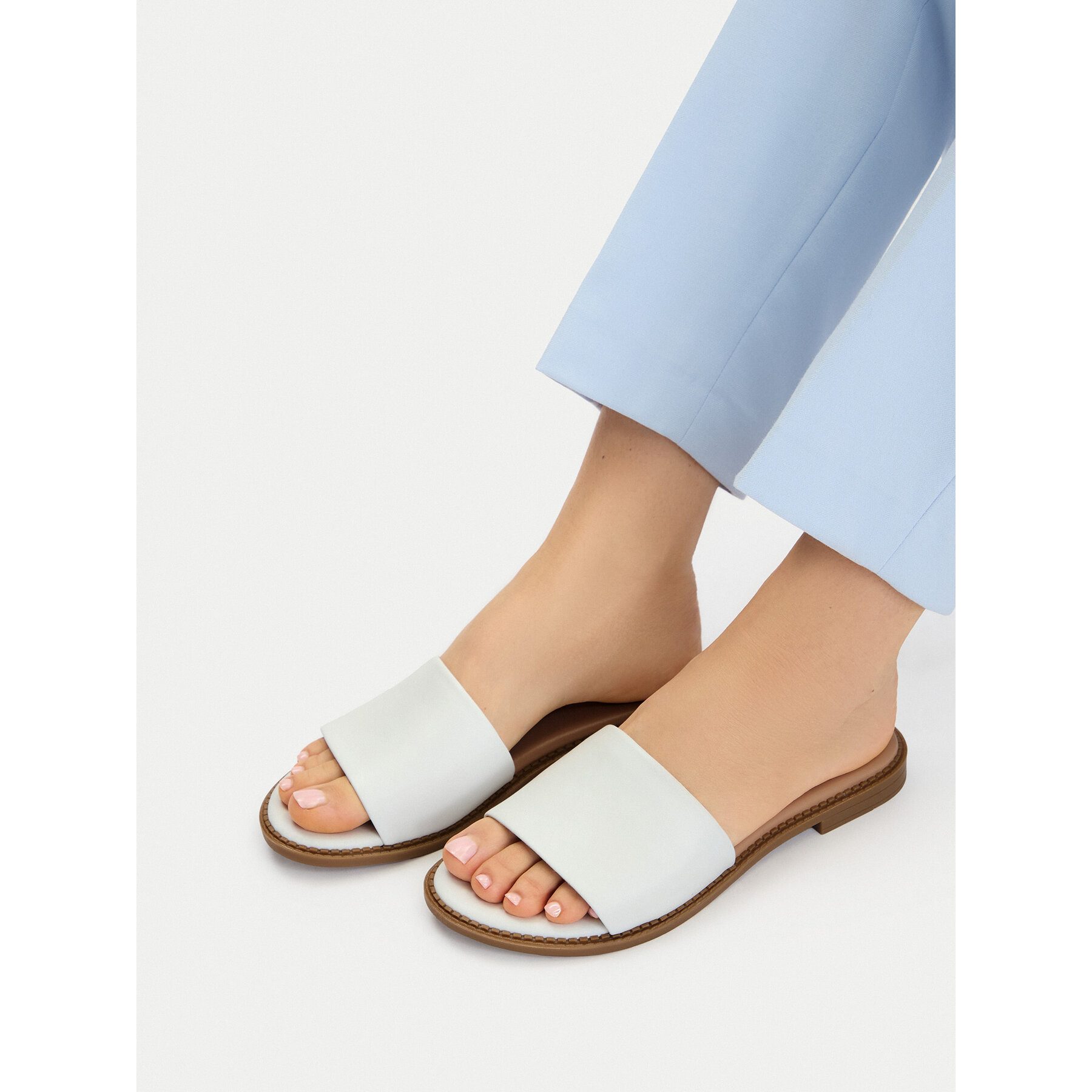 LASOCKI Lasocki Damen-Flip-Flops, weiß Badepantolette