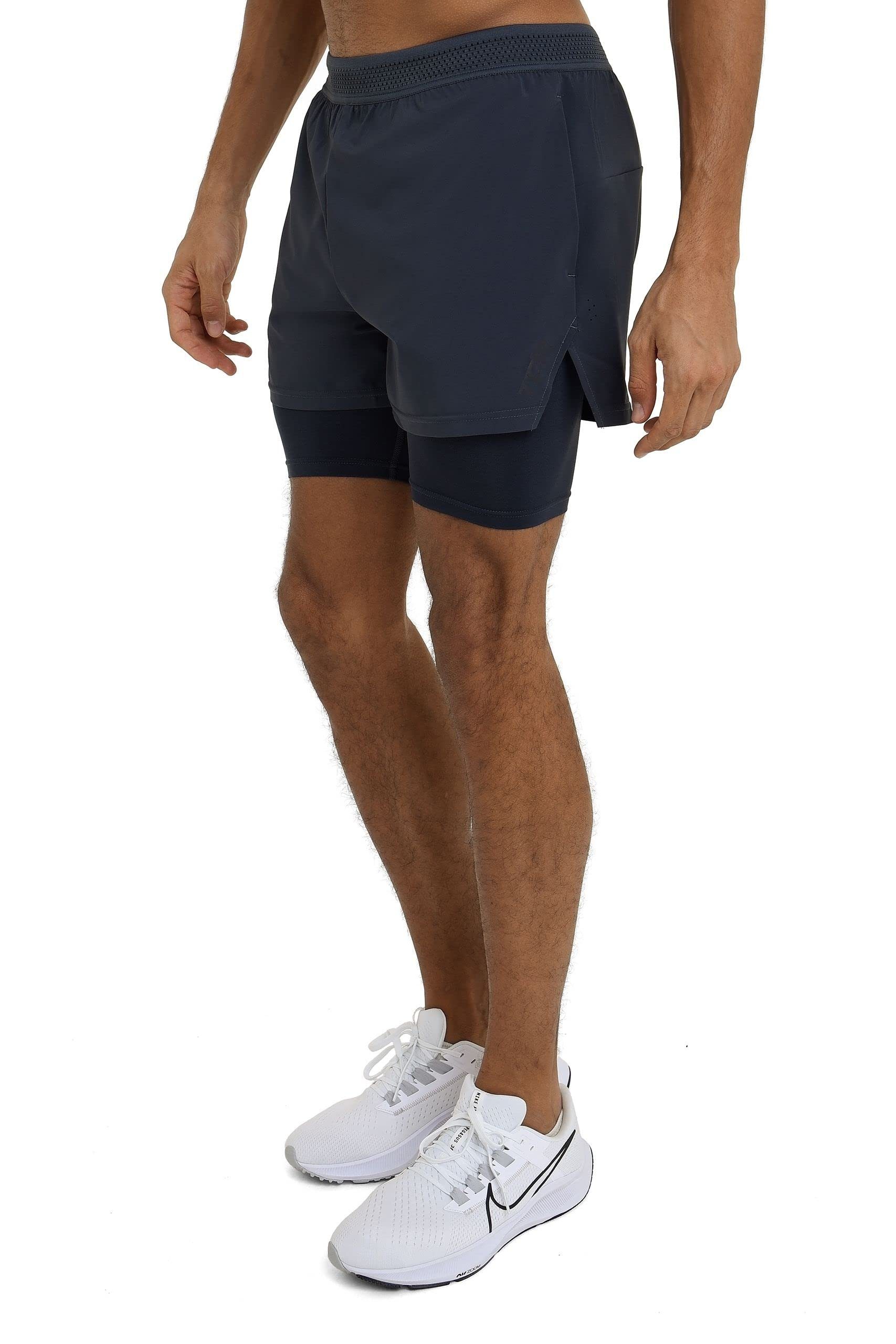 Herren Trainingsshorts in Grau TCA 1 2 Laufhose M Flyweight TCA