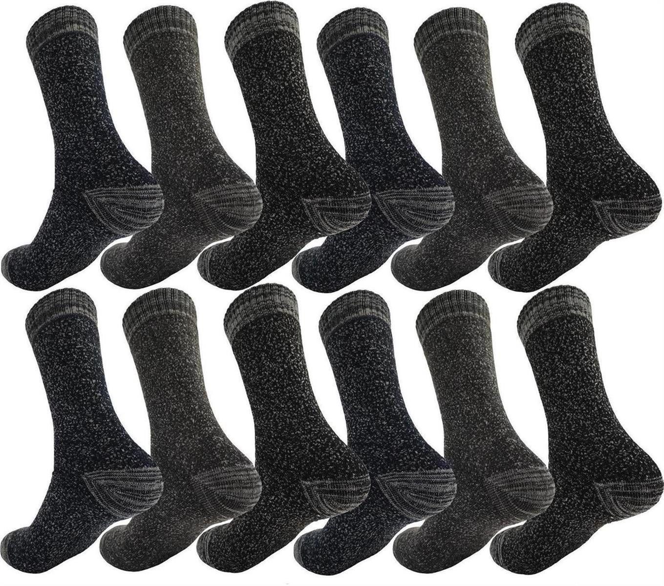 EloModa Thermosocken 12 Paar Thermo Winter Socken Vollfrottee Warm Baumwoll günstig online kaufen