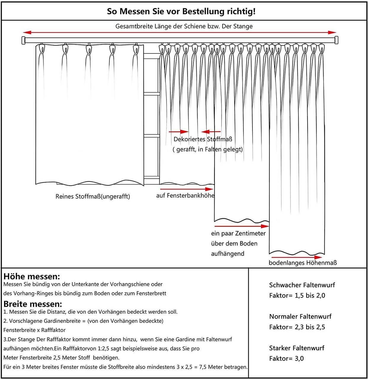 Woltu Gardine (1 St), blickdicht, Blickdicht mit Kräuselband für Schiene, 250 g/m²