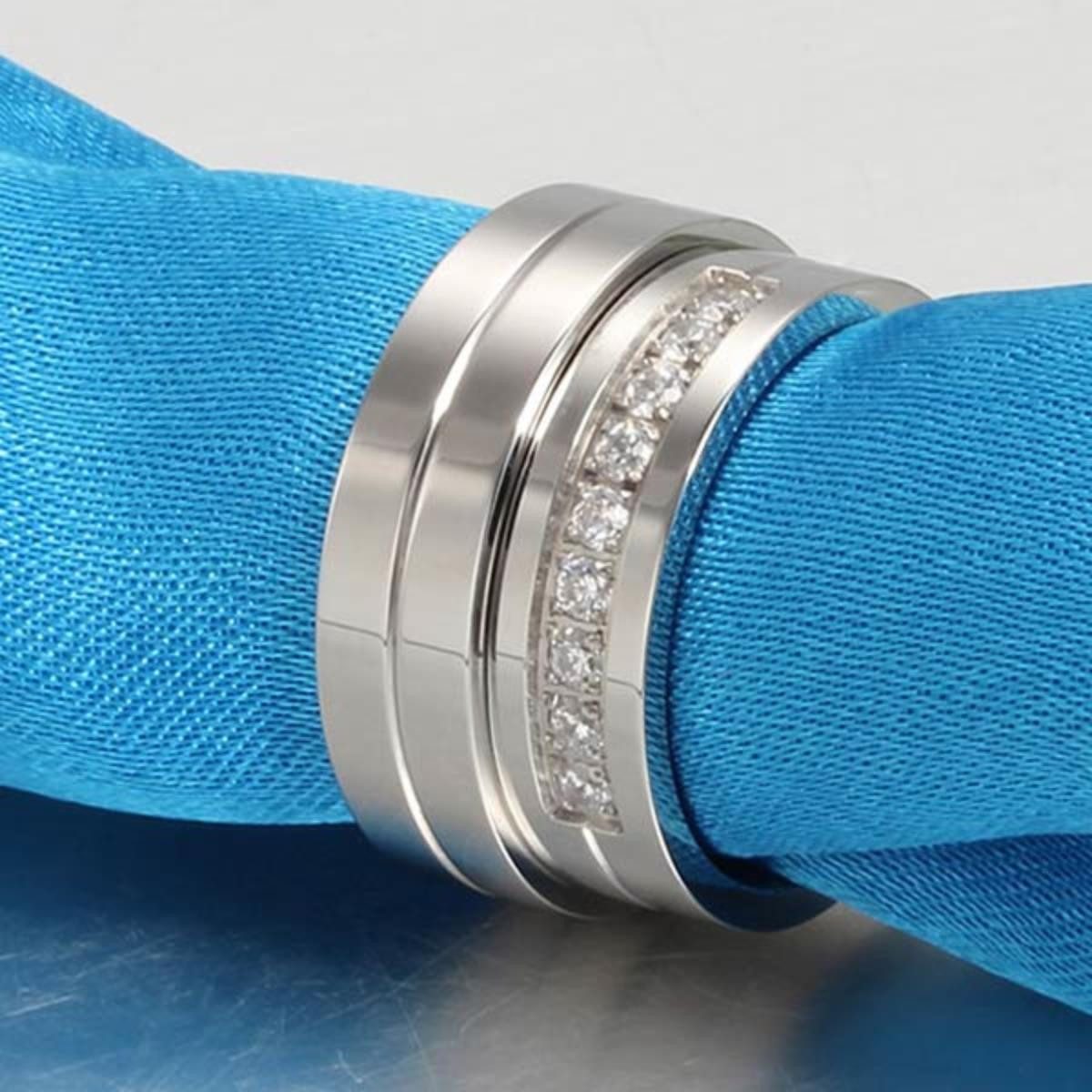 Order & Smile Schmuck Fingerring Eheringe günstig Edelstahl: Ring / Trauring / Partnerring