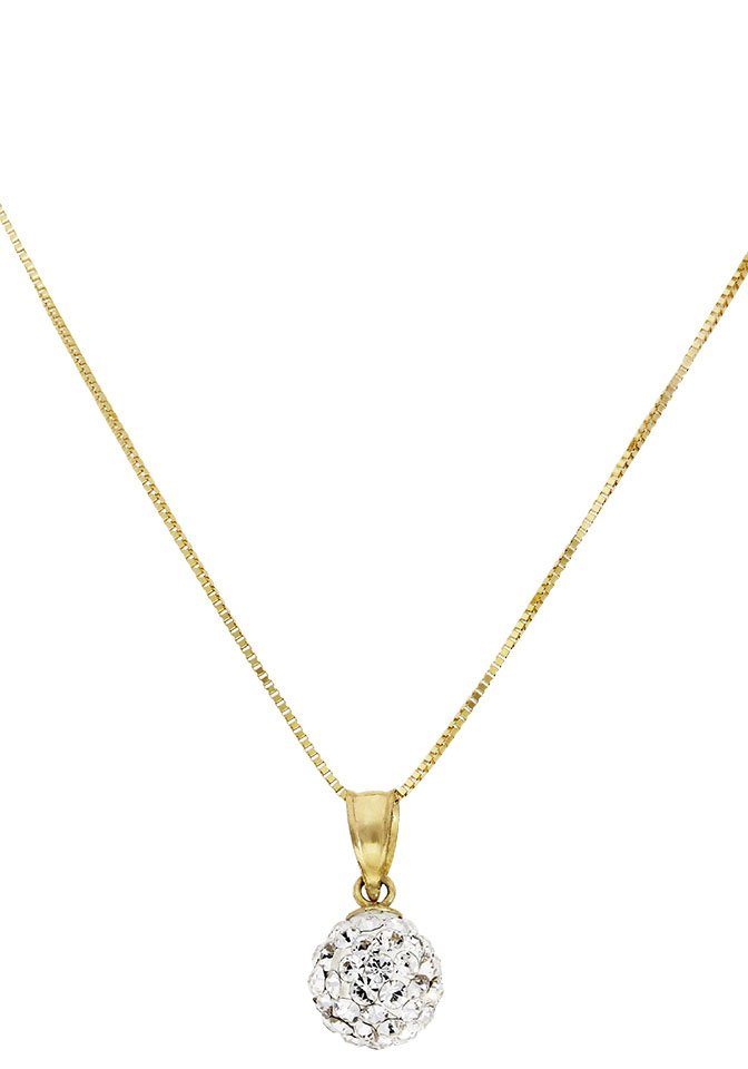 Kette mit Anhänger Schmuck Geschenk Gold 375 Halsschmuck Halskette Goldkette Venezianer