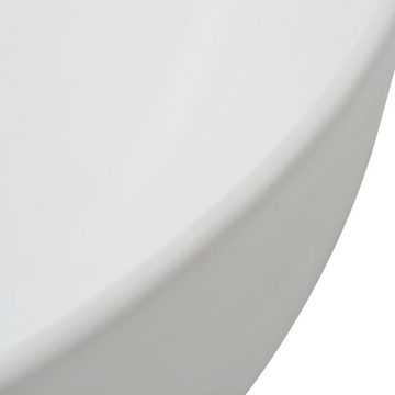 vidaXL Waschbecken Waschbecken Dreiecksform Keramik Weiß 50,5 x 41 x 12 cm