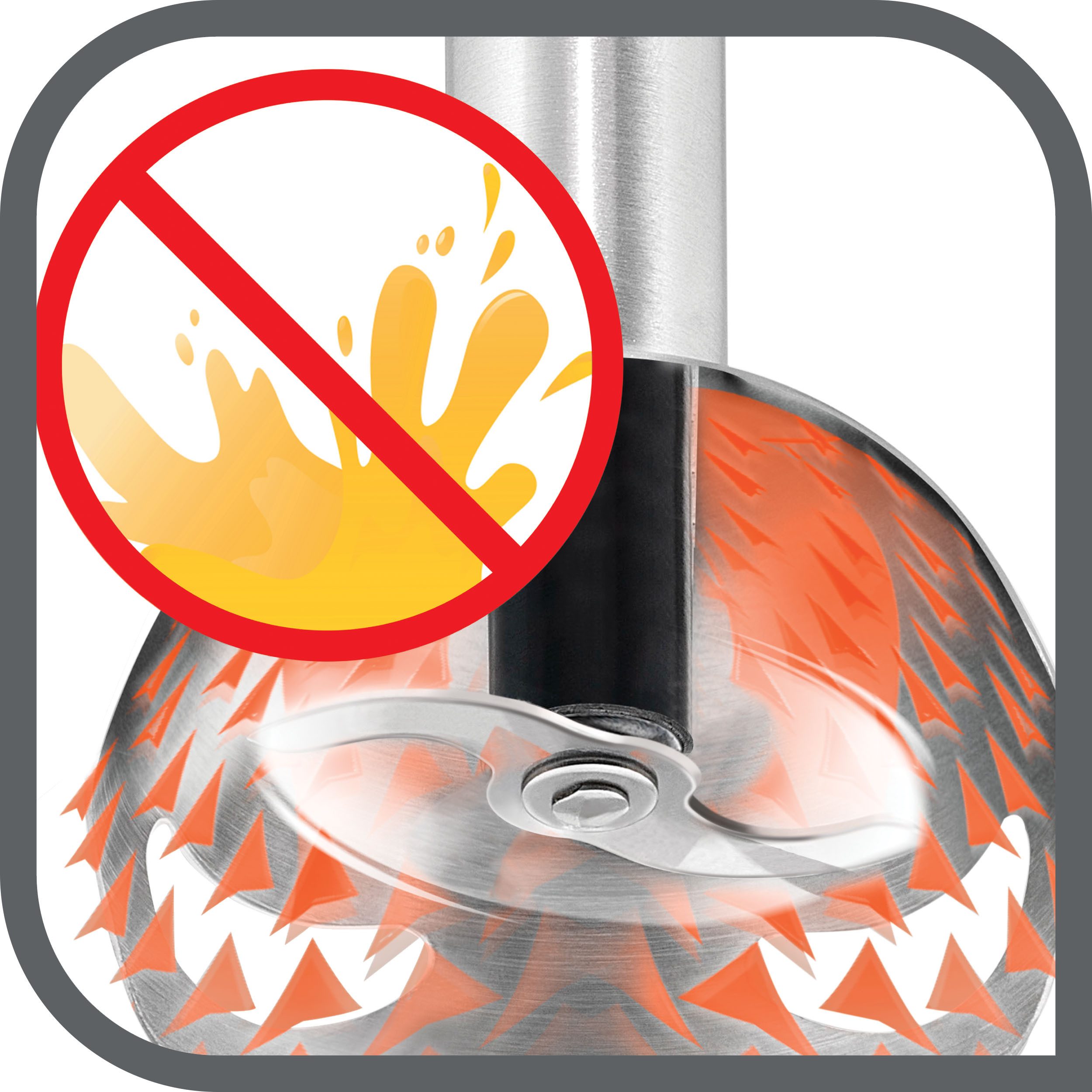 Tefal Stabmixer HB1218, 350 W, Turbomix+, Zelkrom Klingen-Technologie, Edelstahl