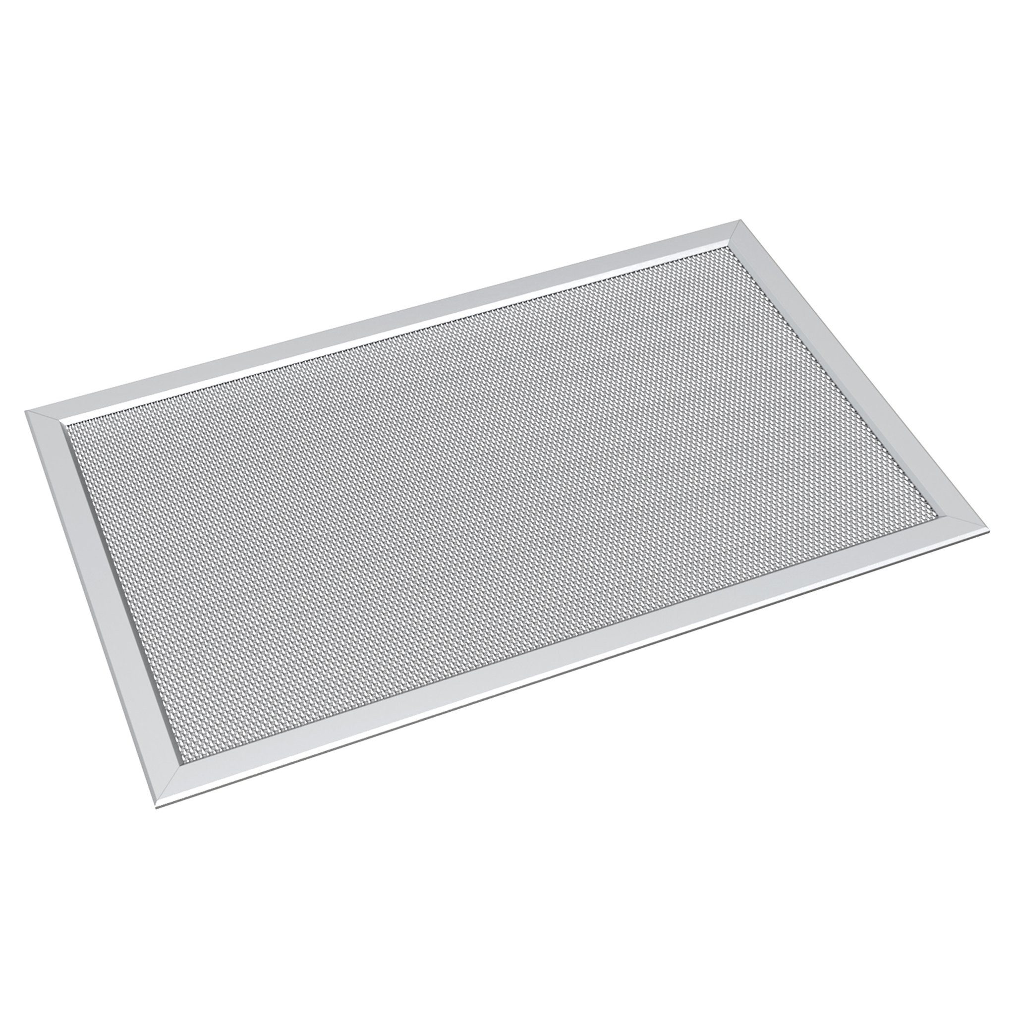 jalousiescout Lichtschachtabdeckung Aluminium Lichtschachtabdeckung, 84 x 40 cm, (1-St., Aluminiumrahmen in silberfarben), Lichtschachtabdeckung Alu-Rahmen gegen Schmutz & Insekten