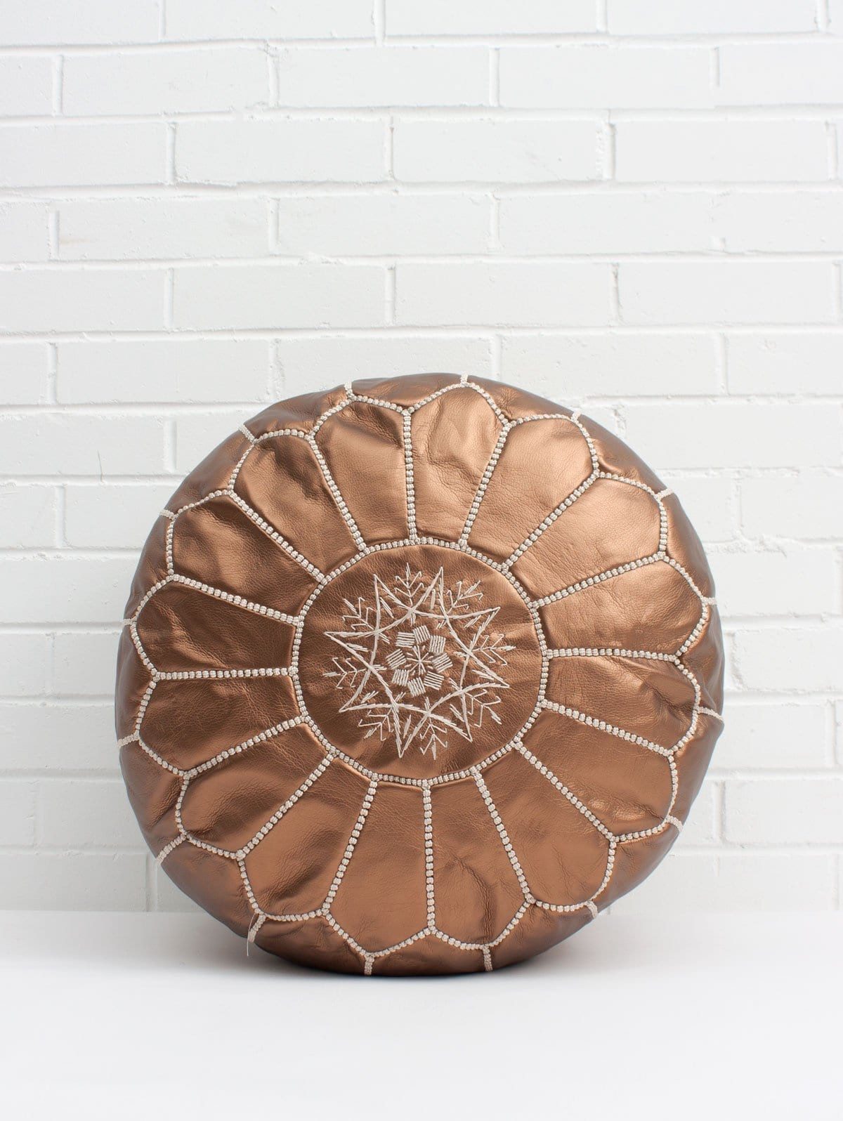 ALMADIH Pouf Leder Pouf Marokkanischer Echtleder günstig online kaufen