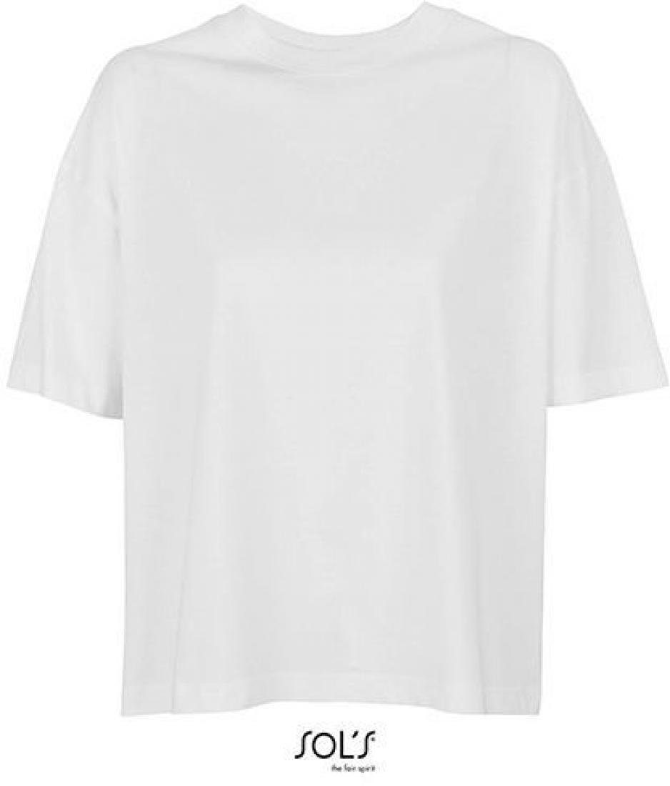 SOLS Rundhalsshirt Women´s Boxy Oversized T-Shirt - Gekämmte Bio-Baumwolle