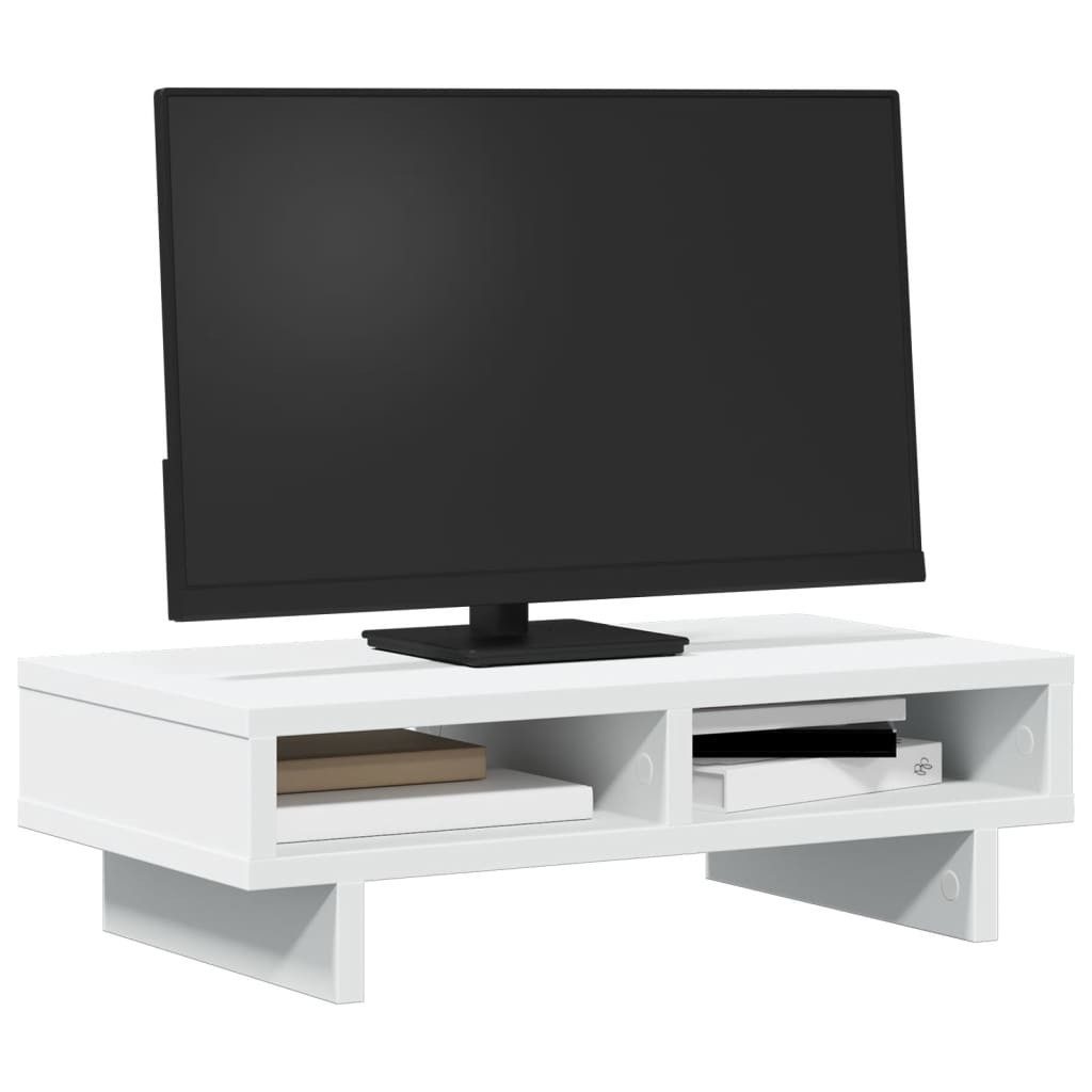 vidaXL Computertisch Monitorständer Weiß 50x27x15 cm günstig online kaufen