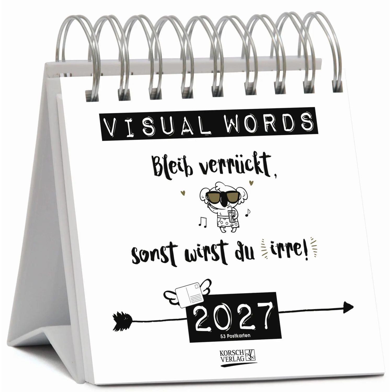 Wandkalender Visual Words 2027