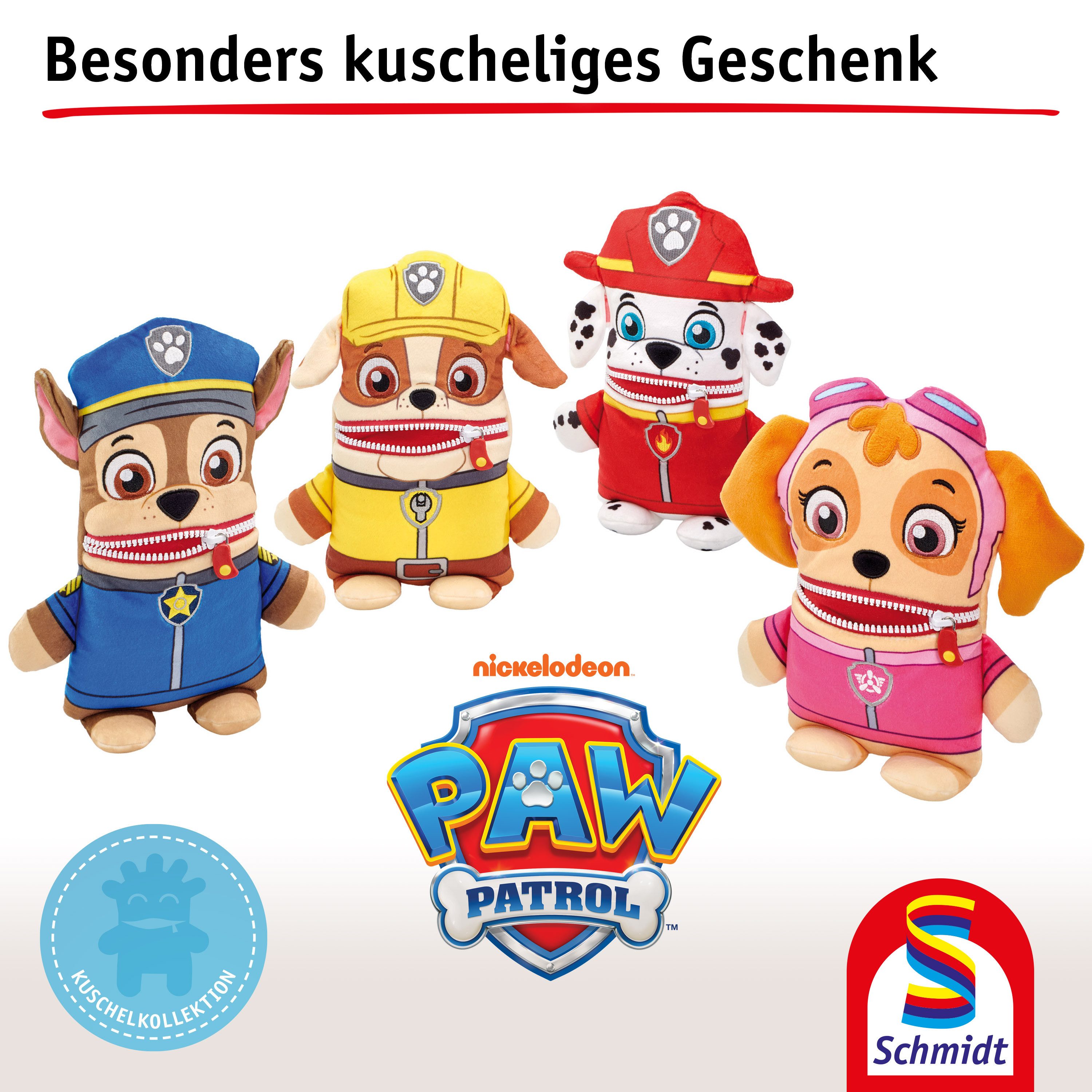Schmidt Spiele Plüschfigur Paw Patrol, Sorgenfresser Skye 26 cm