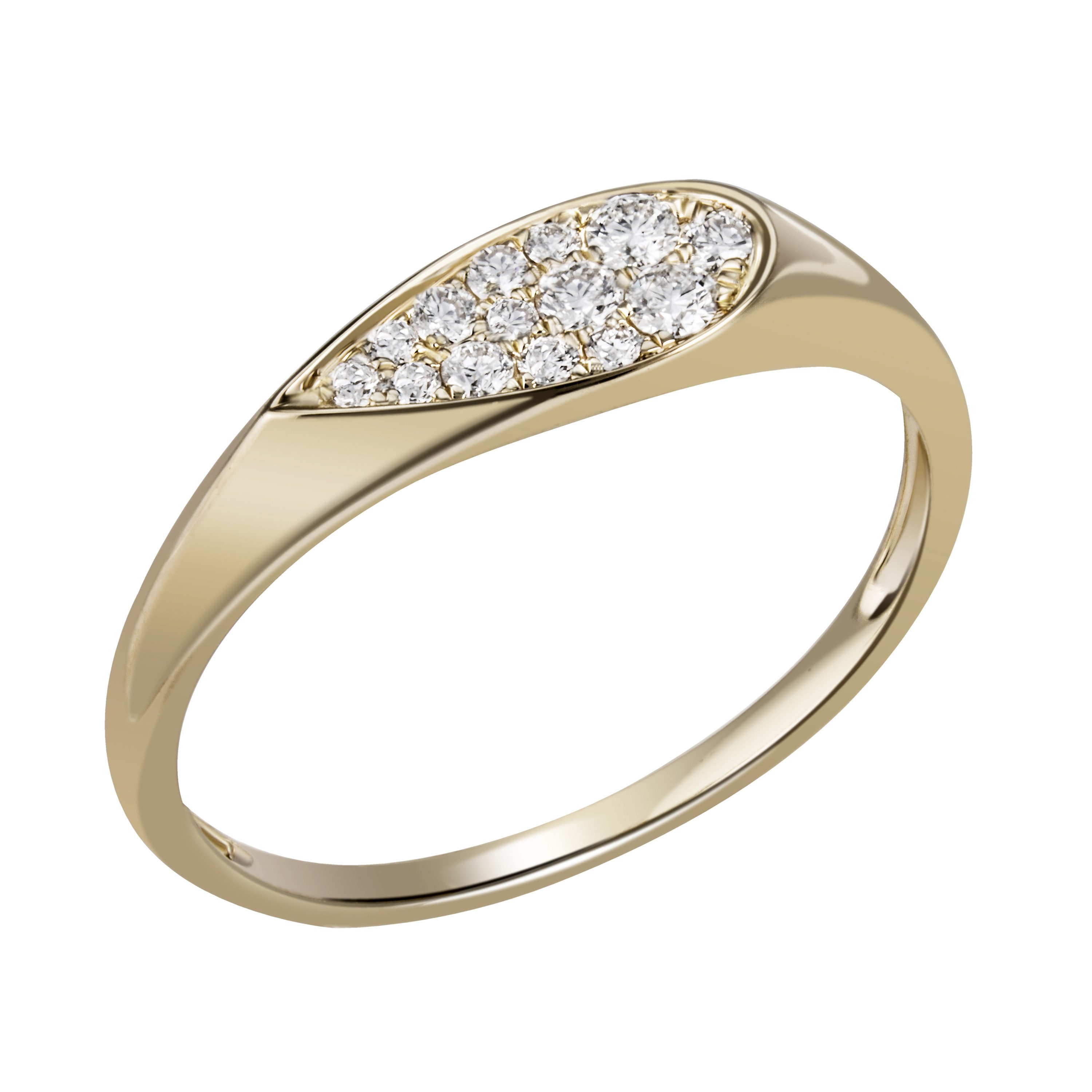 Firetti Fingerring Schmuck Geschenk Silber 925 Damenring Ring Tropfen, mit Zirkonia (synth)